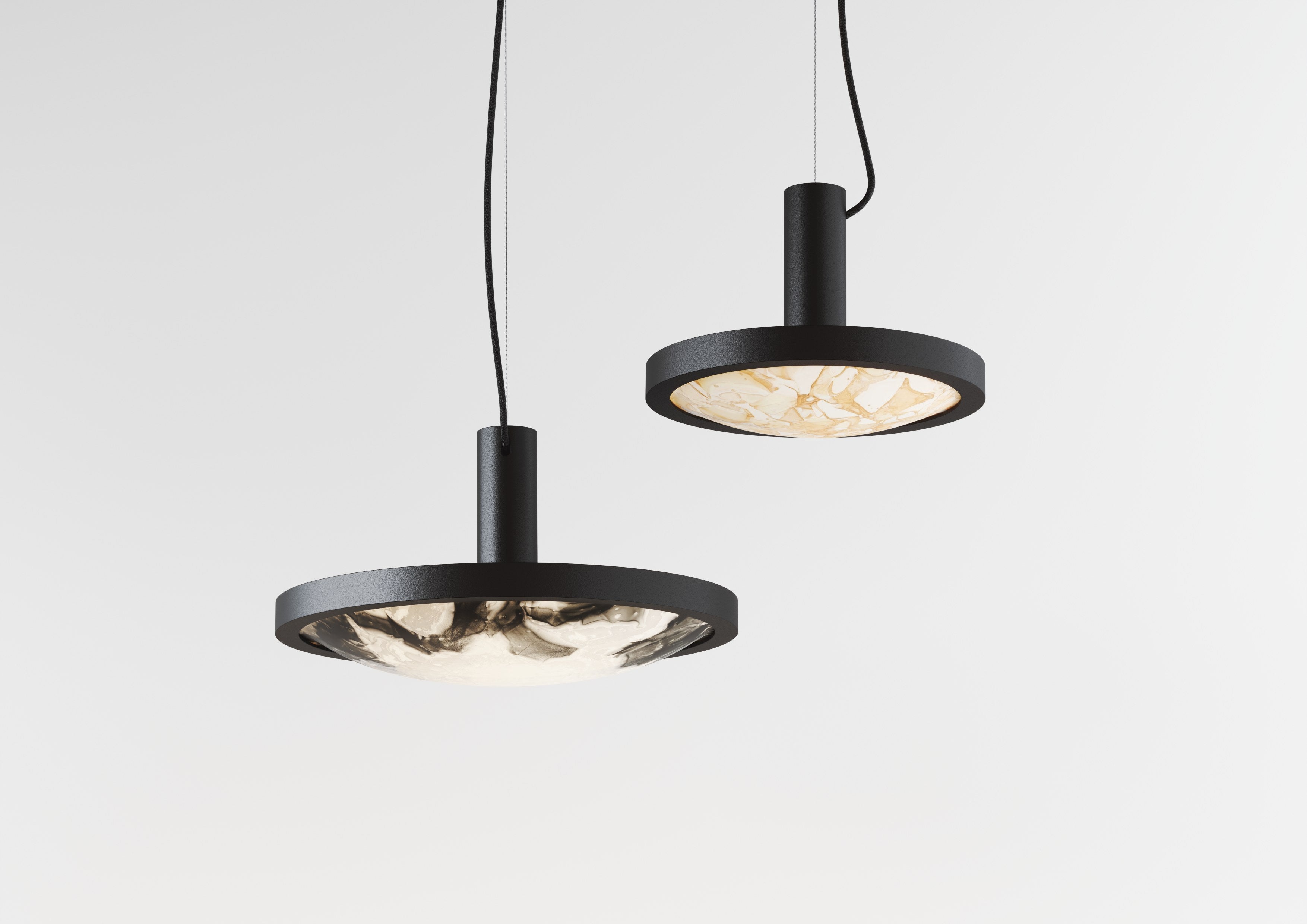 Konvexe Hanglampe Bokisglassglas