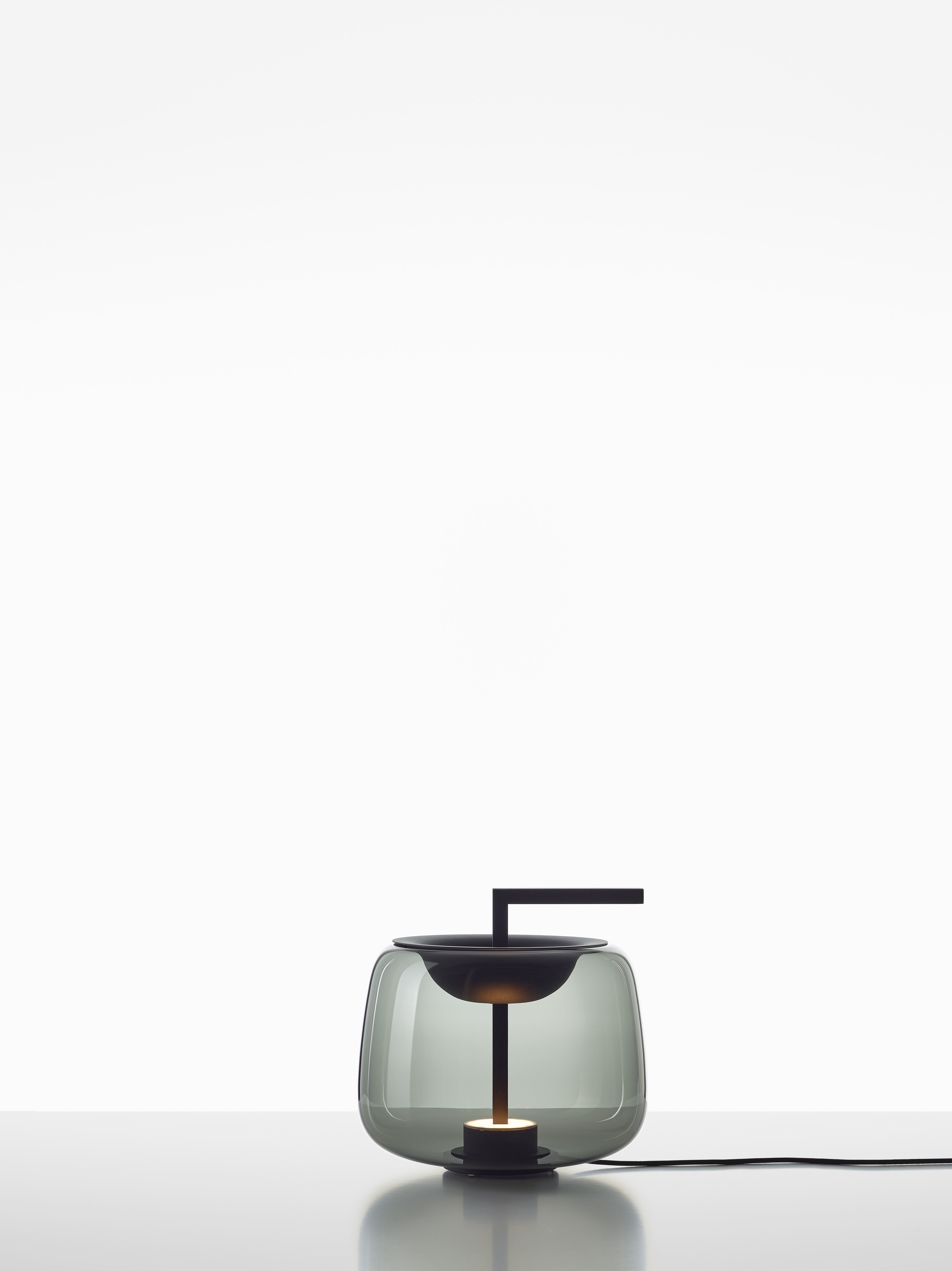 Tafellamp DOUBLE glanzend glas