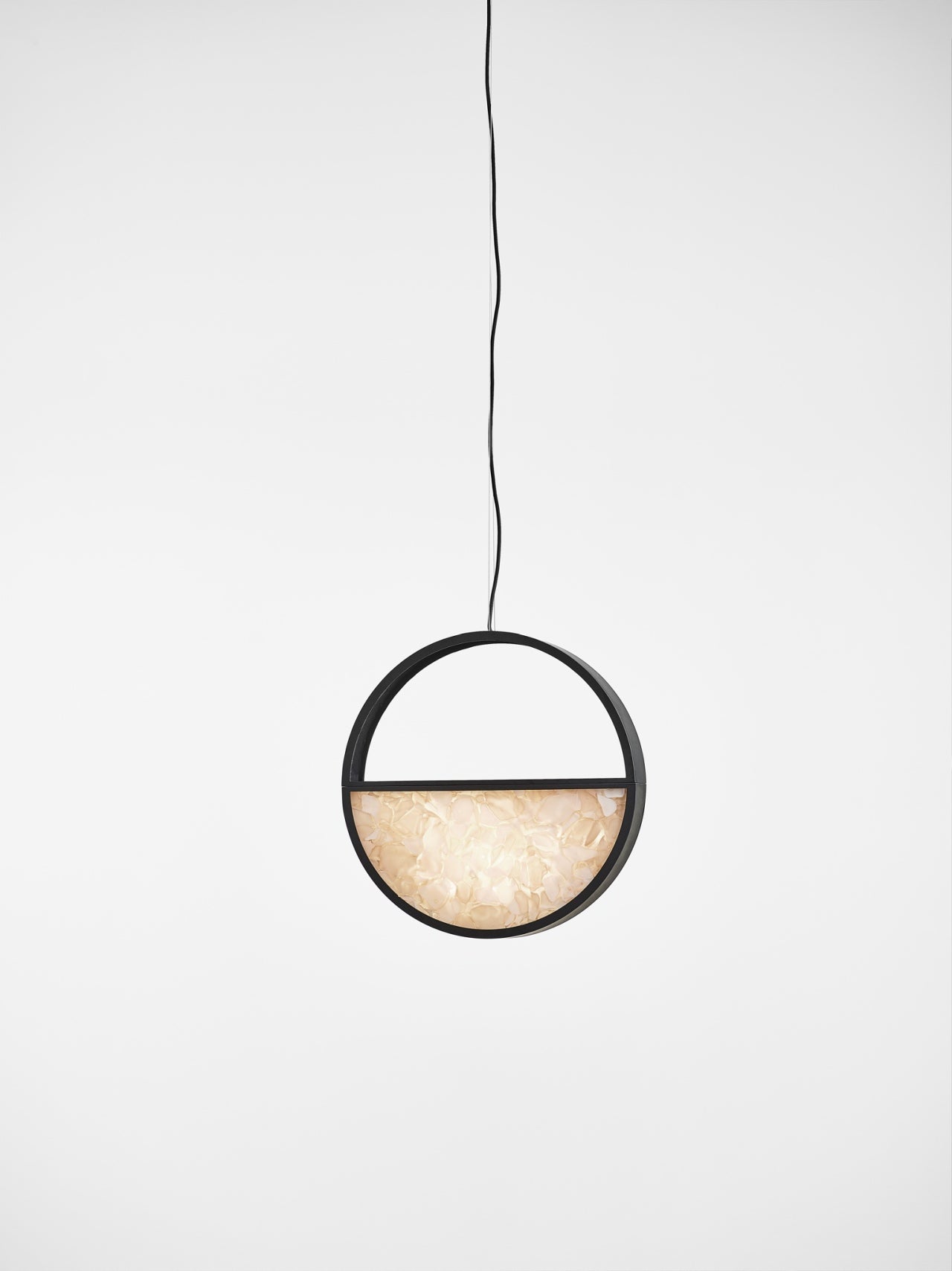 Hanglamp GEOMETRISCHE glanzend glas Brokisglass