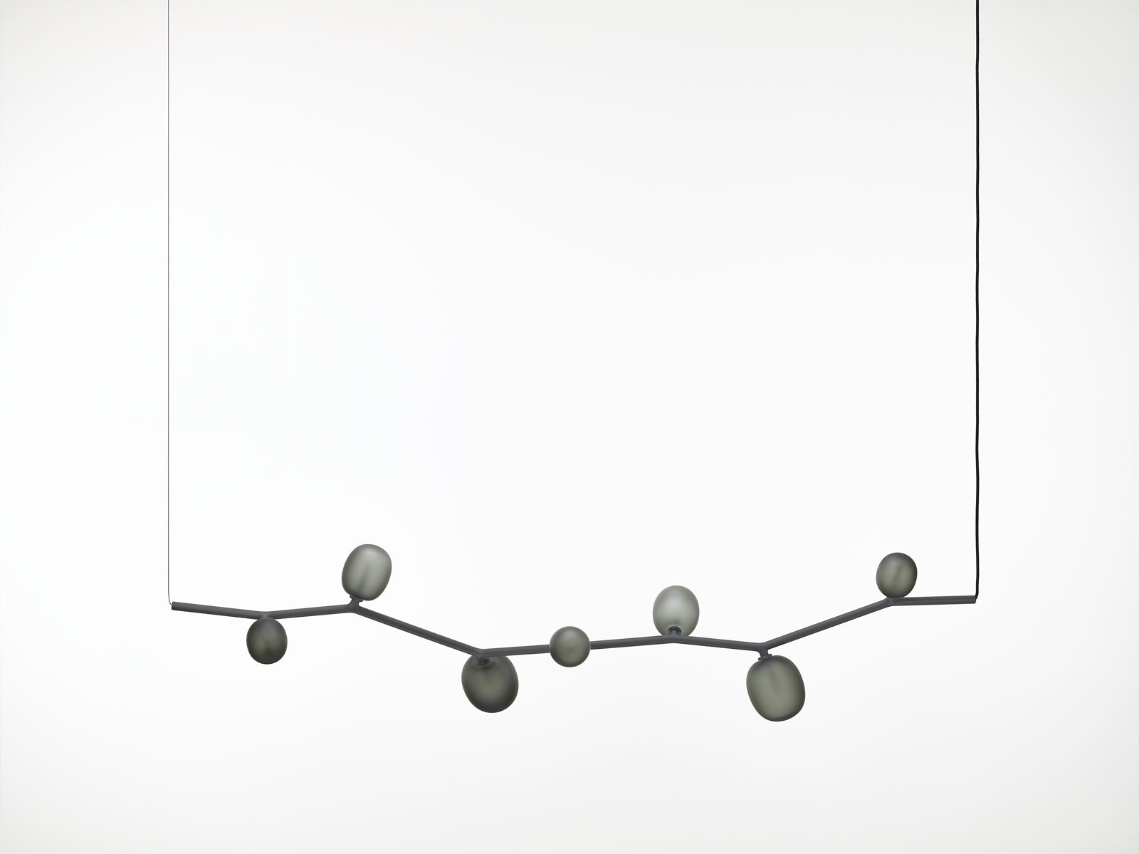 Ivy hanging lamp - Horizontal Matte glass