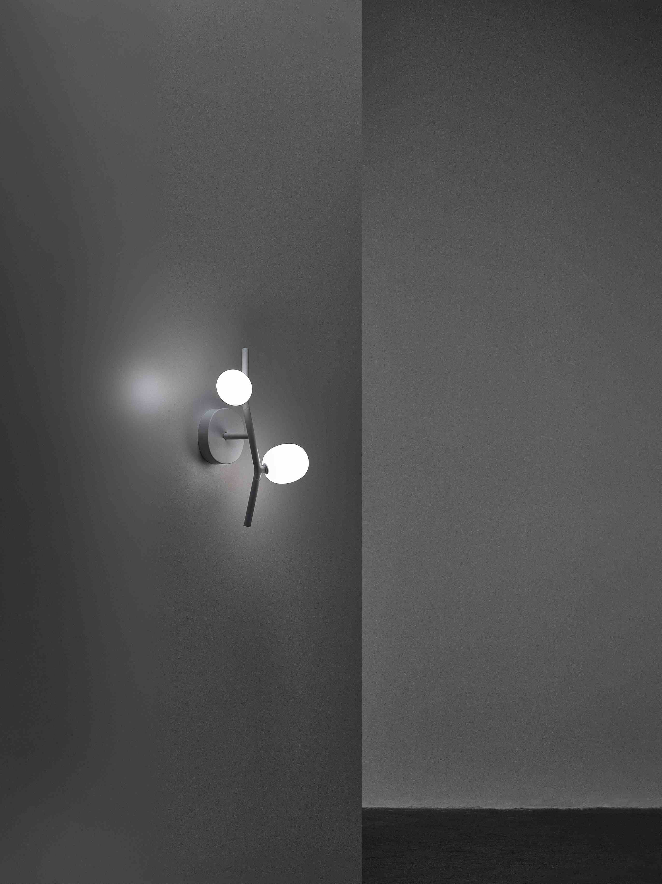 Wandlamp IVY mat glas