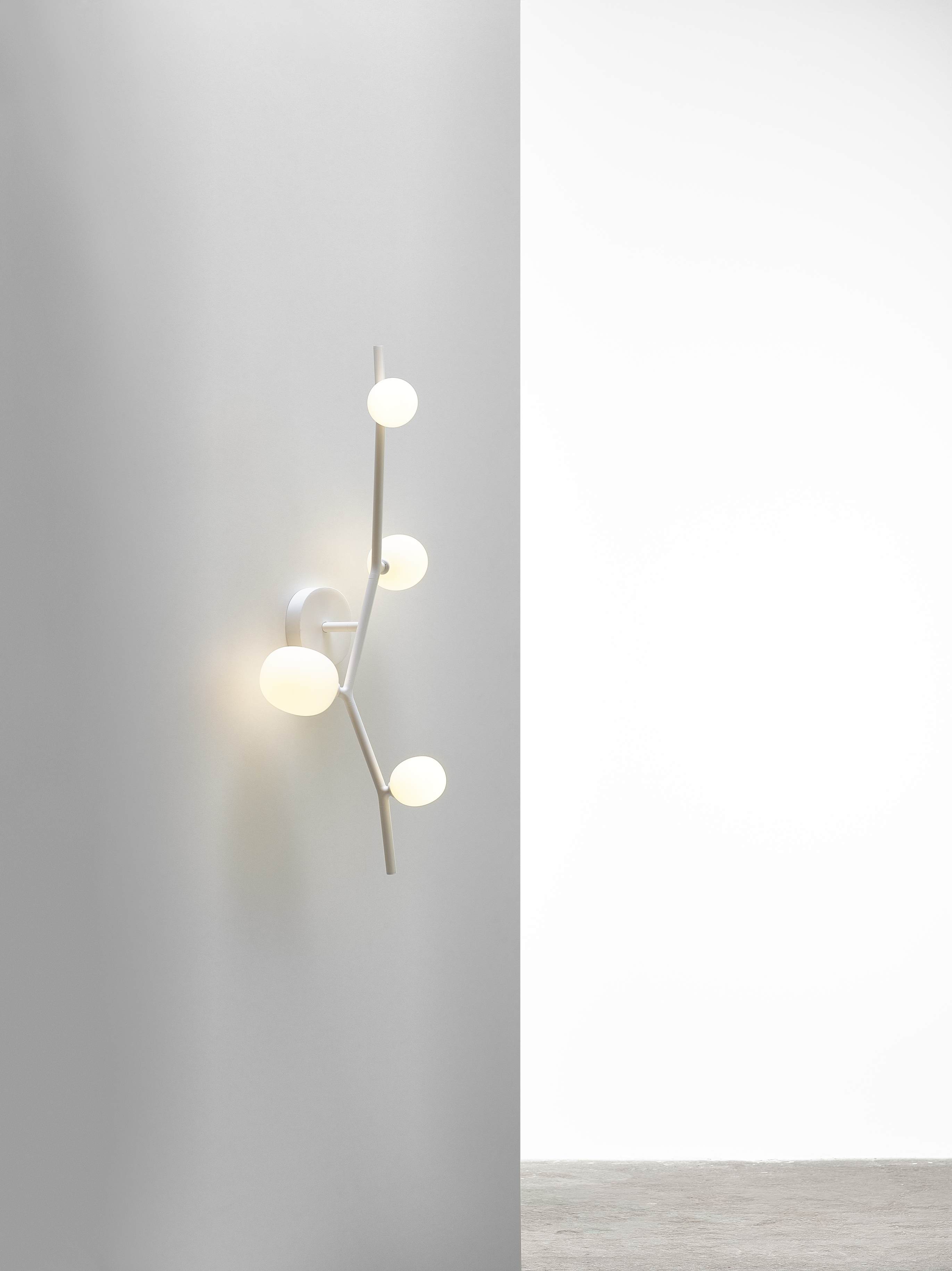 Wandlamp IVY mat glas