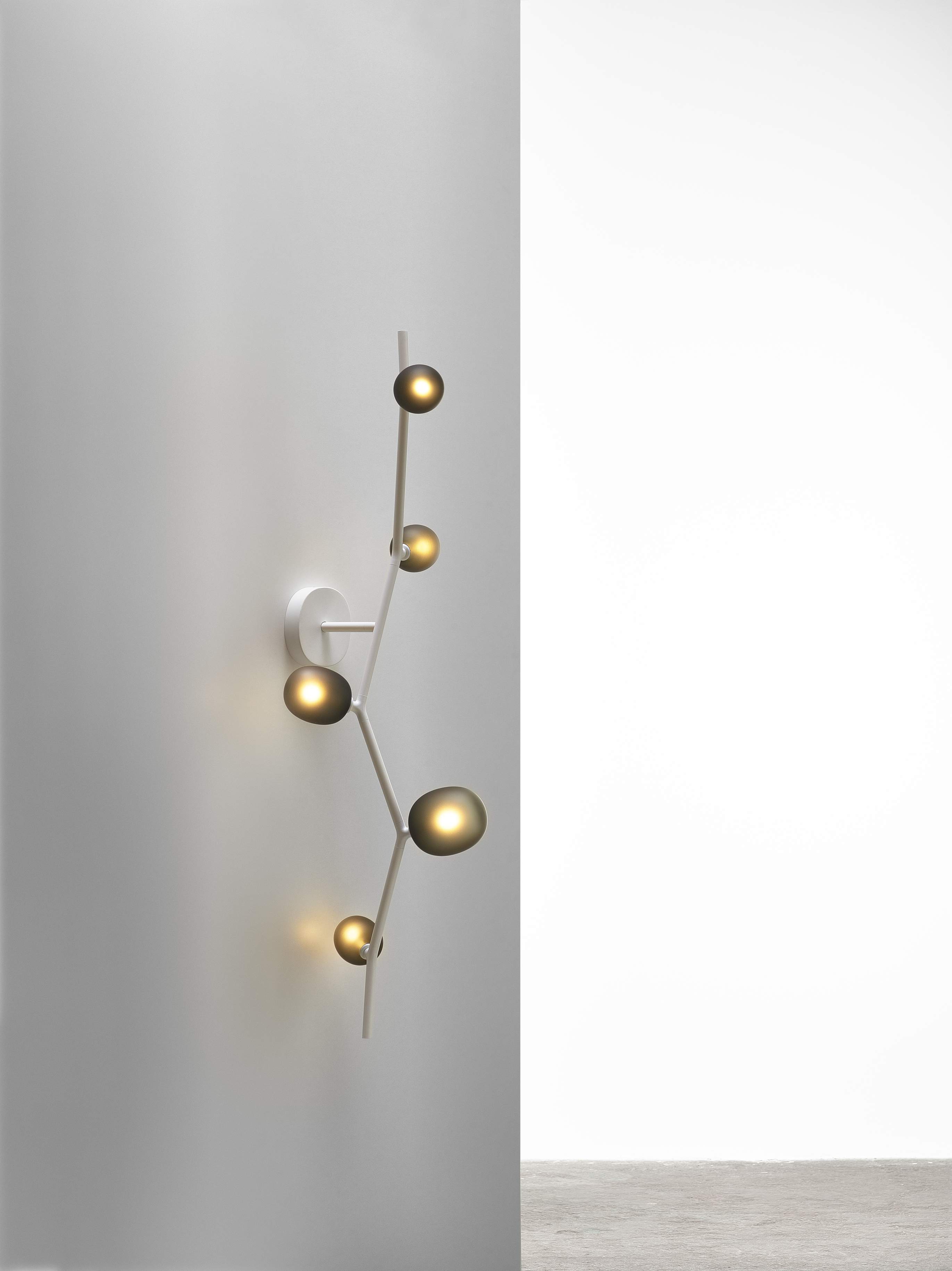 Wandlamp IVY mat glas