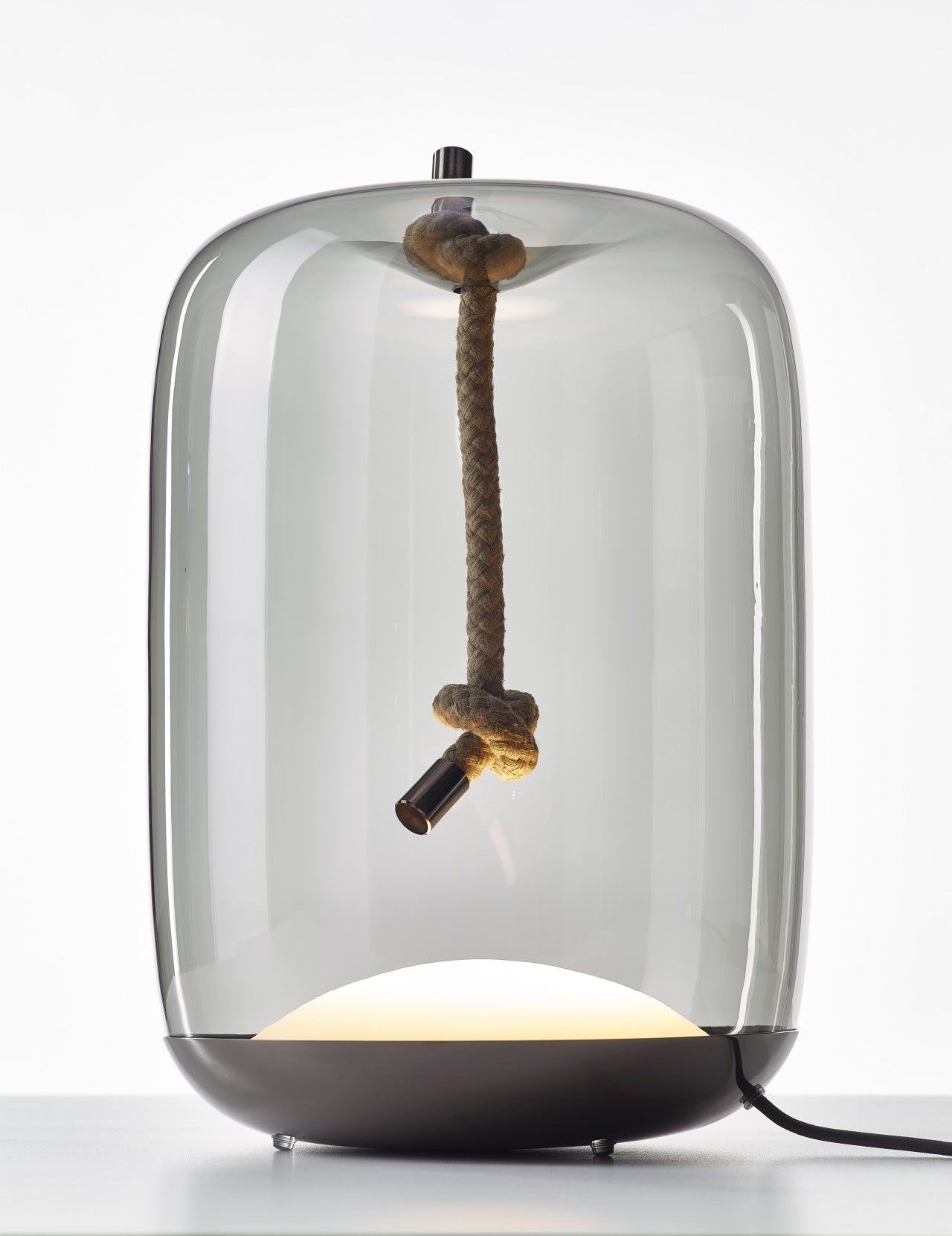 Tafellamp KNOT - CILINDRO glas