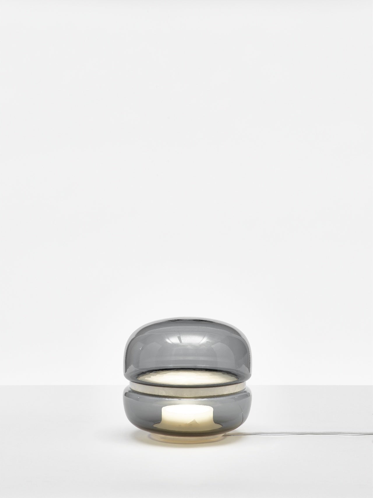Tafellamp MACARON MINI geblazen glas met onyx
