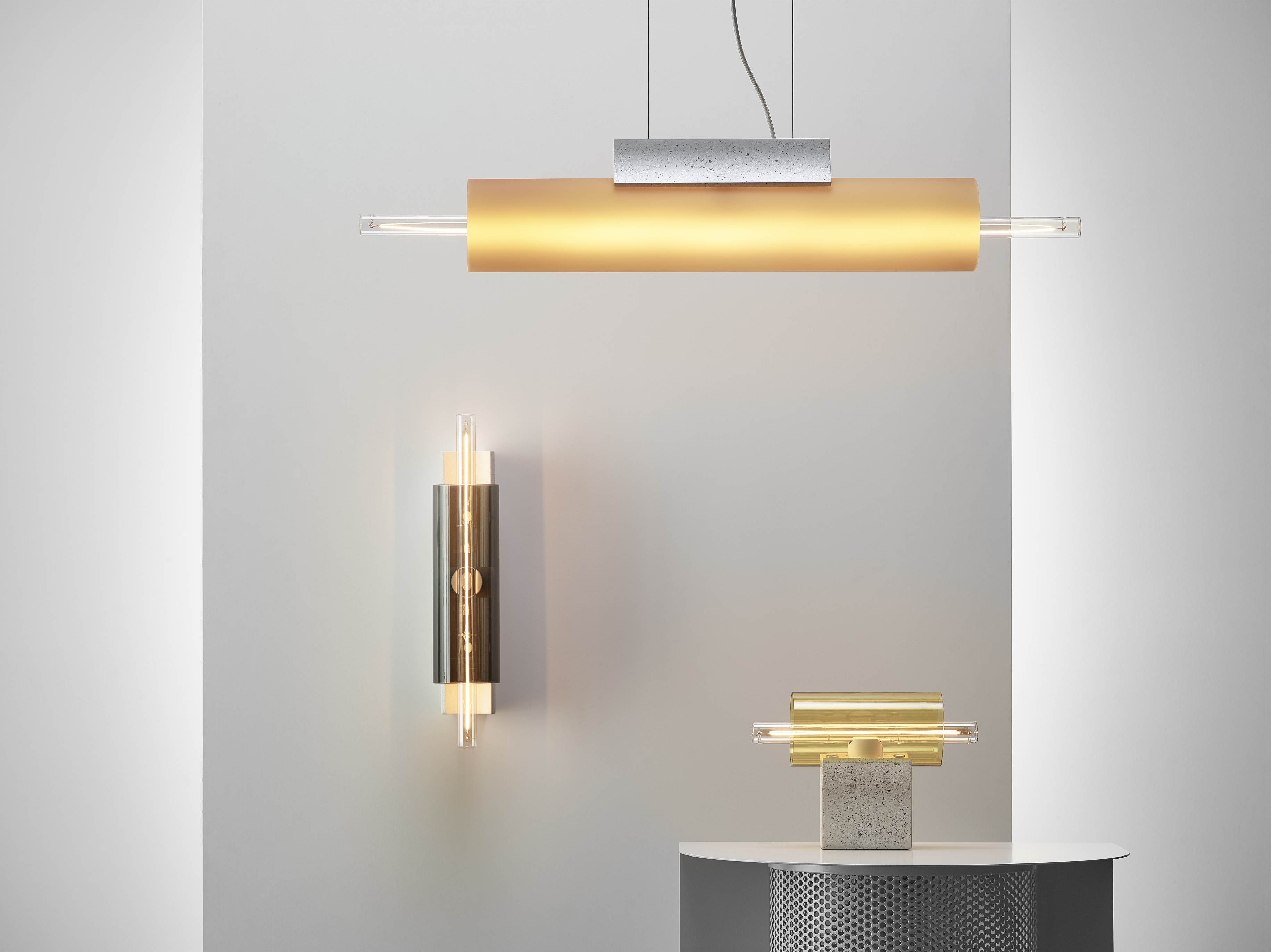 Overlay -Tischlampenbeton