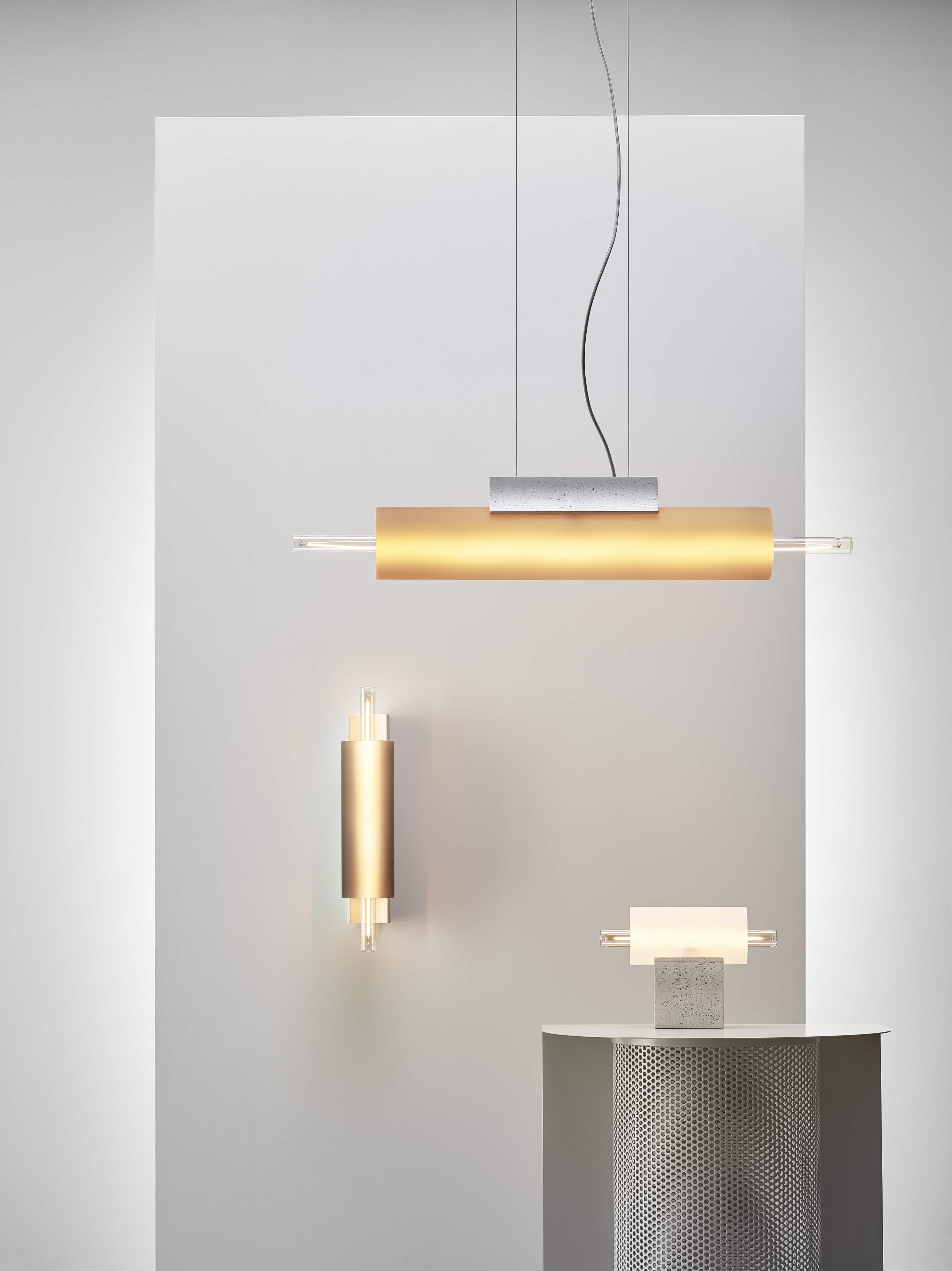 Hanglamp OVERLAY beton