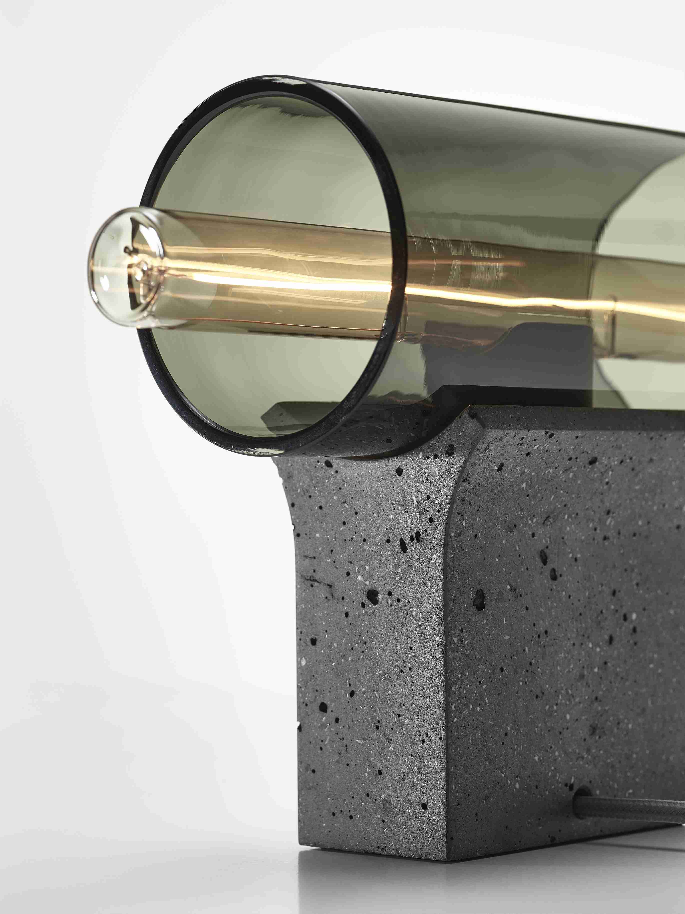 Overlay -Tischlampenbeton