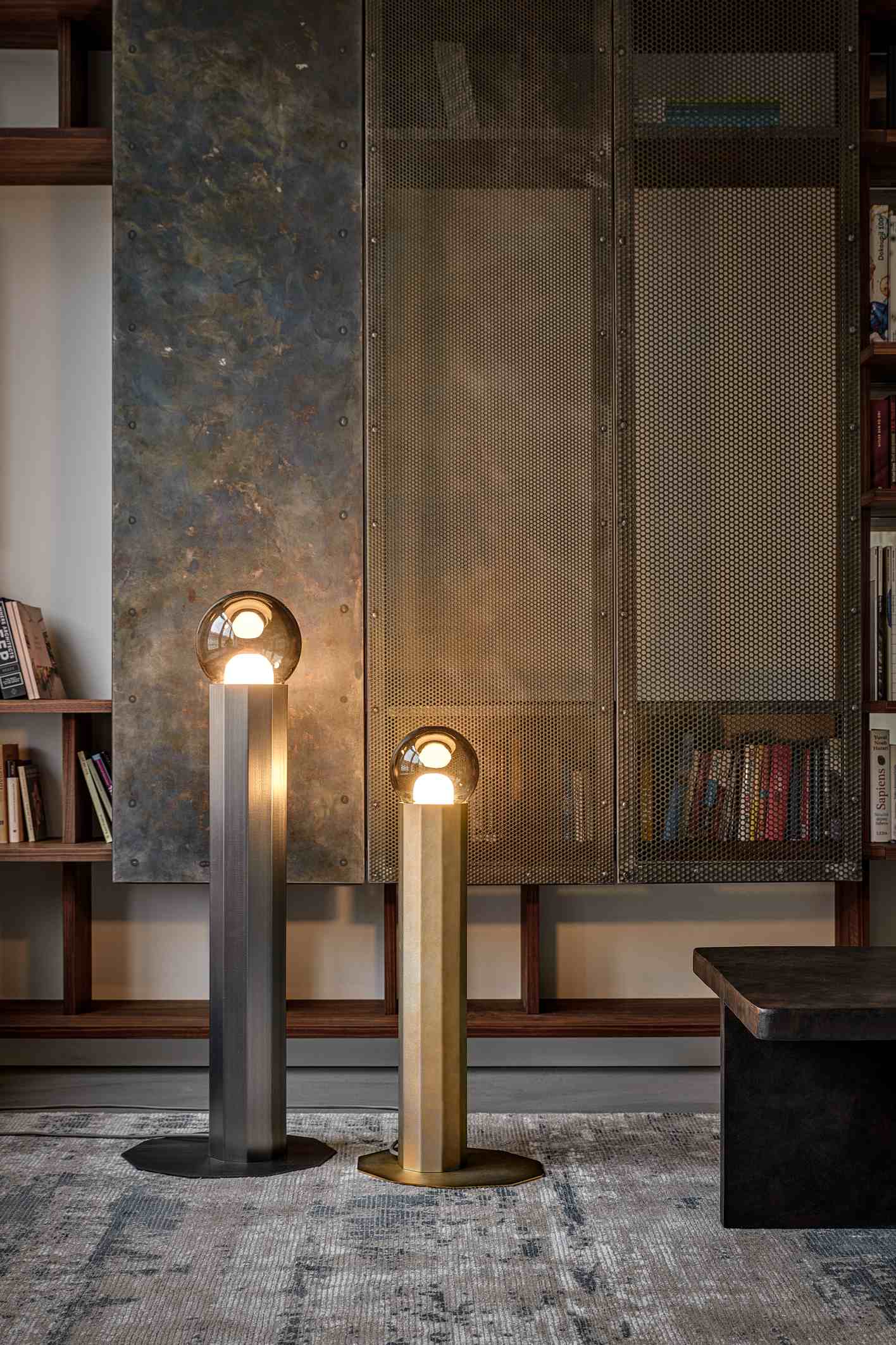 Vloerlamp PRISMA metalen armatuur