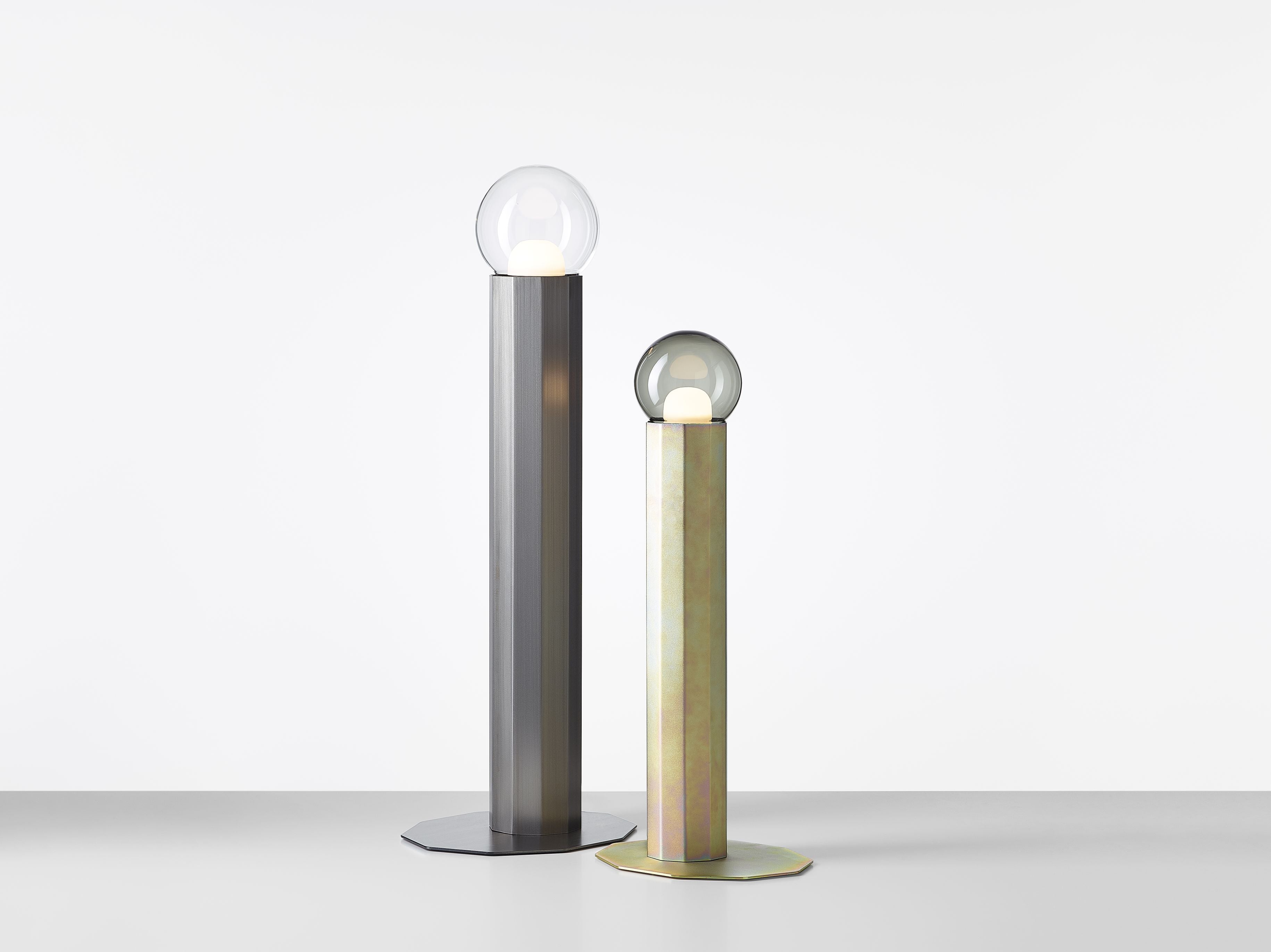 Vloerlamp PRISMA metalen armatuur