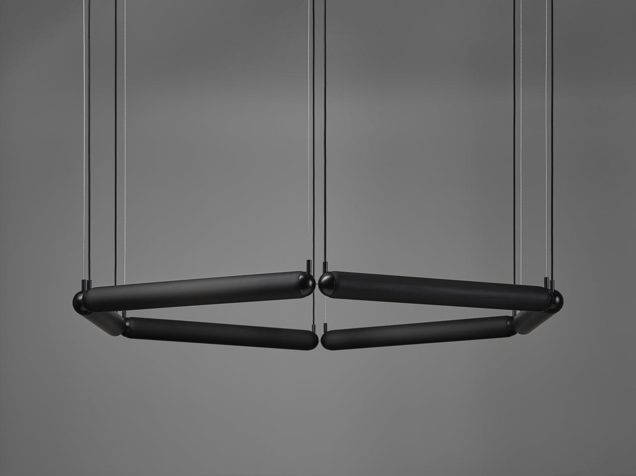Puro Contour Hanging Lamp - Sechseckmattglas