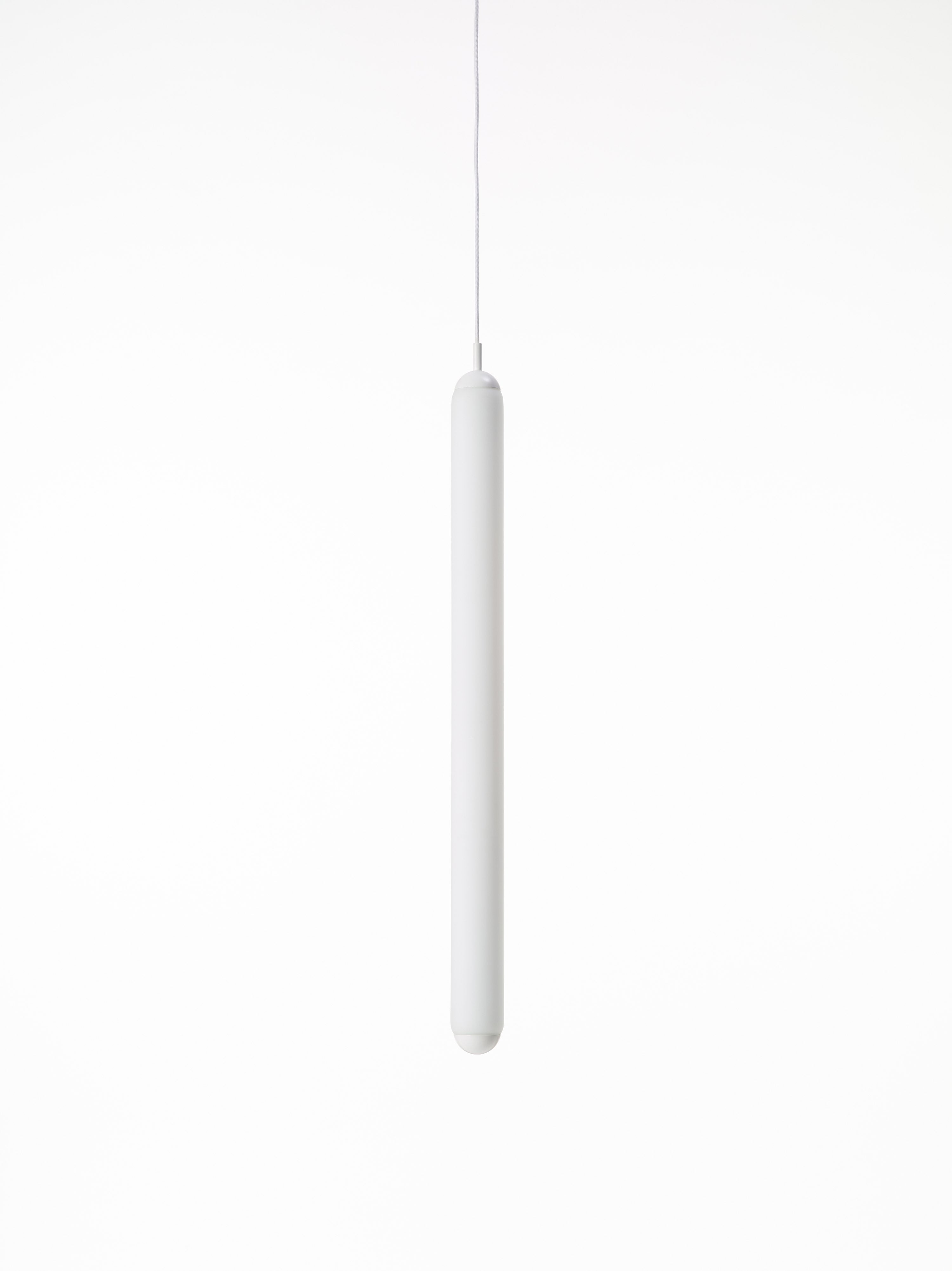 Puro Solo Hanging Lamp - vertikales Mattglas