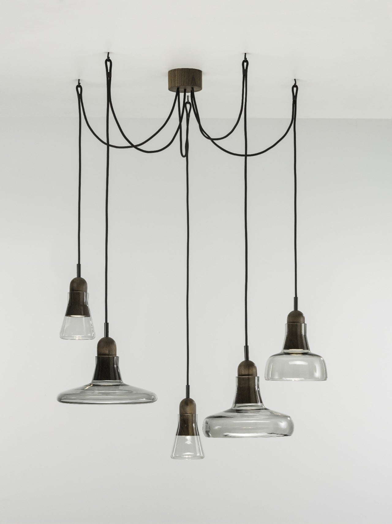 Hanglamp SHADOWS - SET FREE glanzend glas