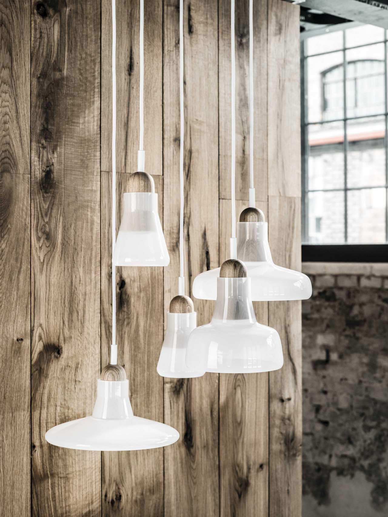 Hanglamp SHADOWS - SET RING glas glanzend