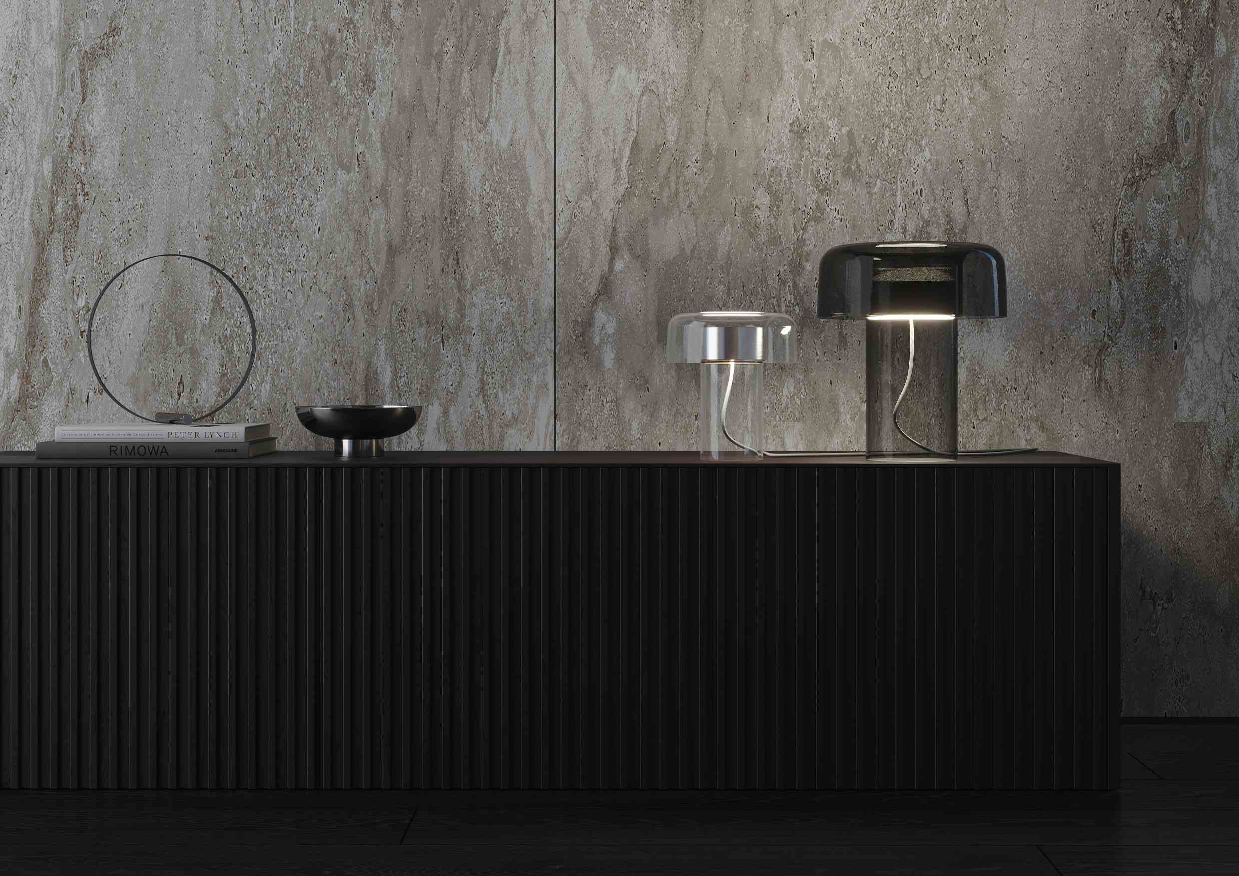 Tafellamp SPECTRA van glas