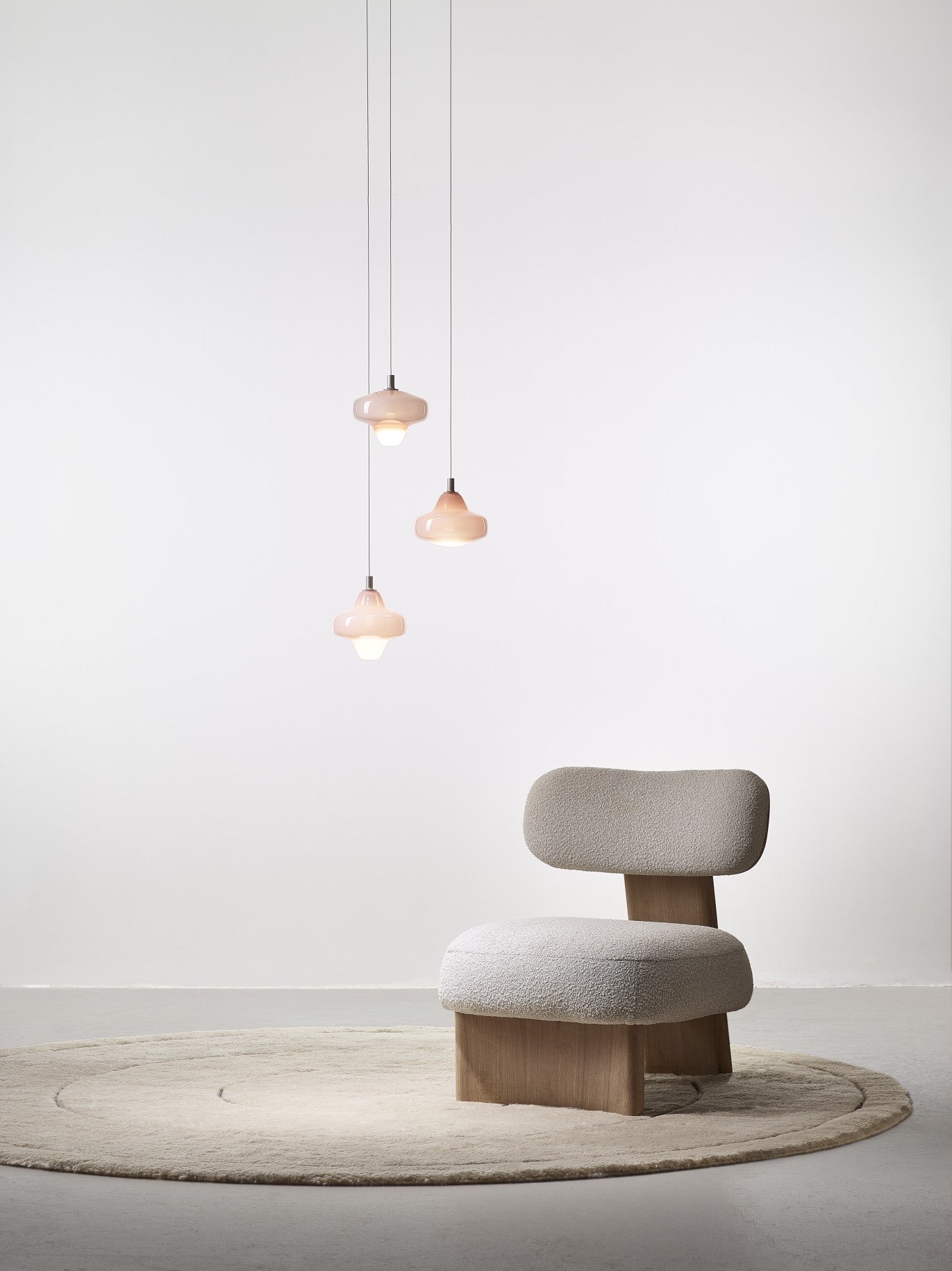 Hanglamp STARCLOUD opblaasbaar glas