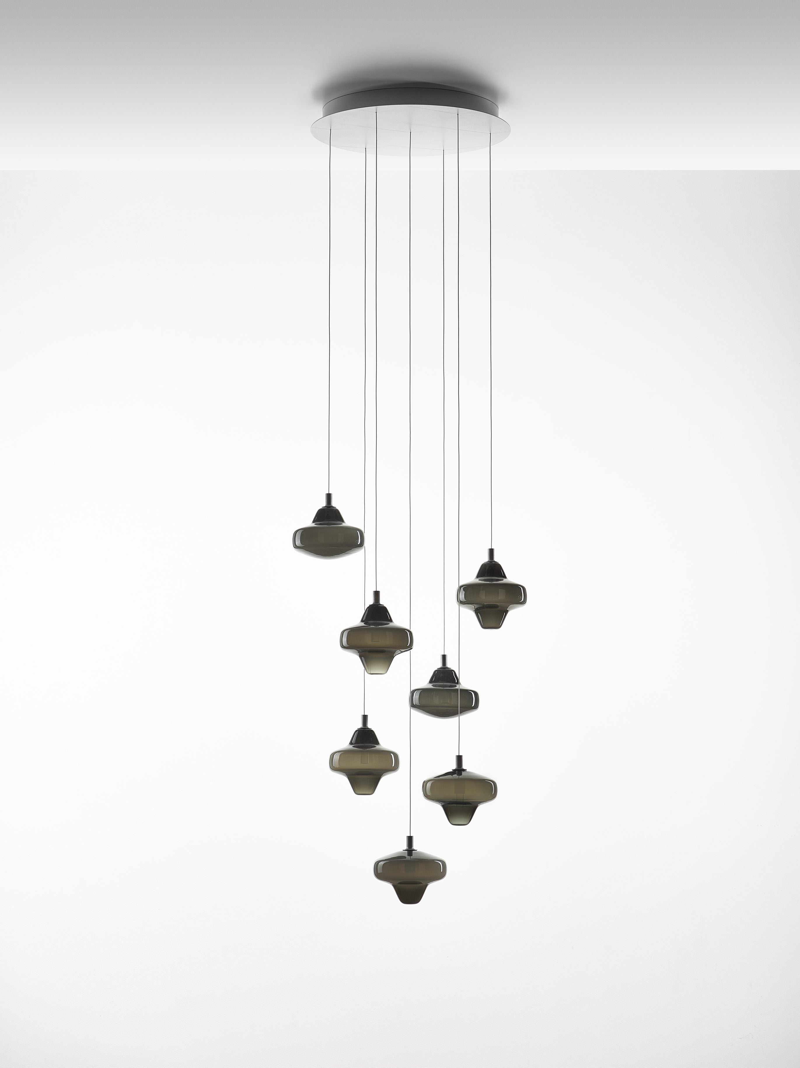 Hanglamp STARCLOUD opblaasbaar glas