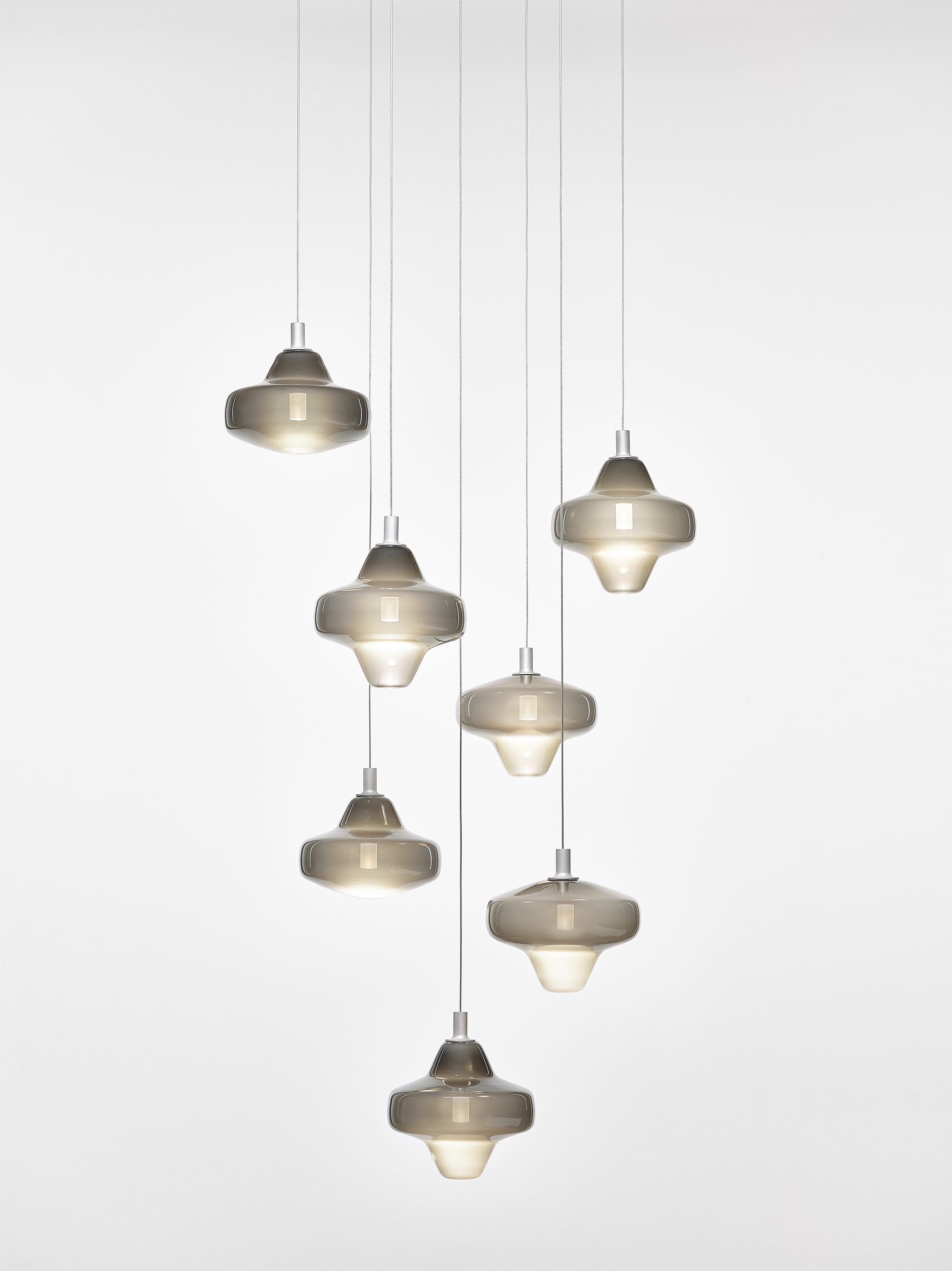 Hanglamp STARCLOUD opblaasbaar glas