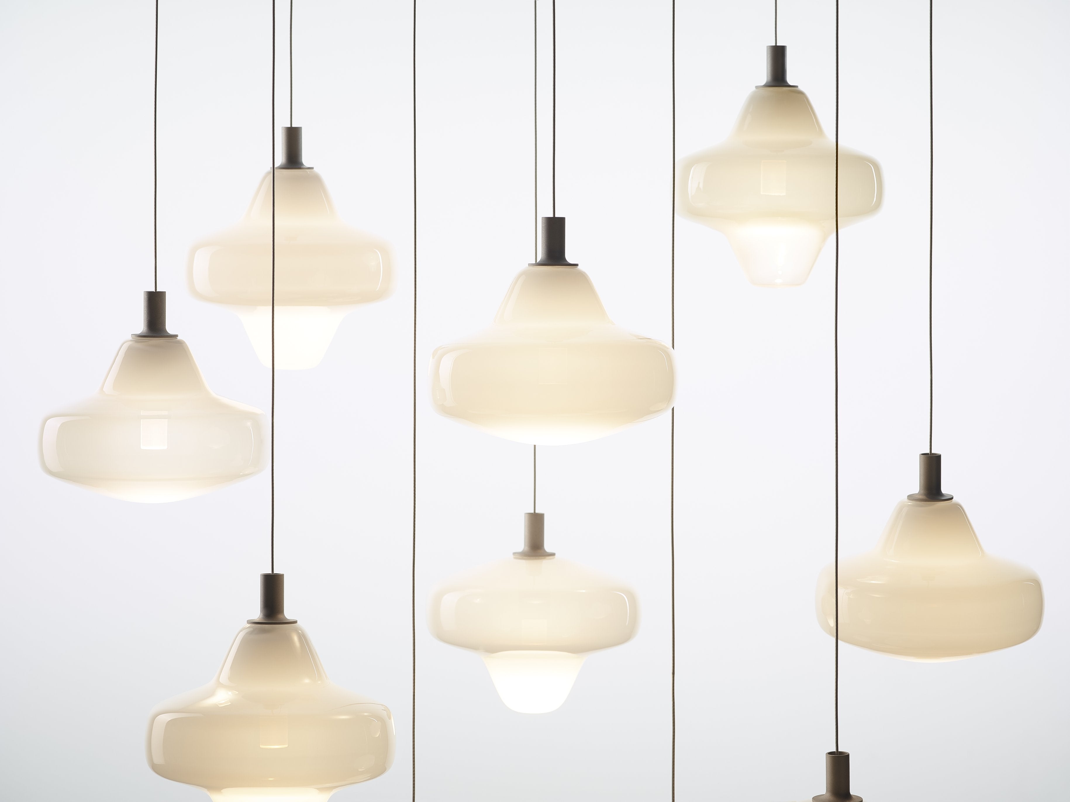 Hanglamp STARCLOUD opblaasbaar glas