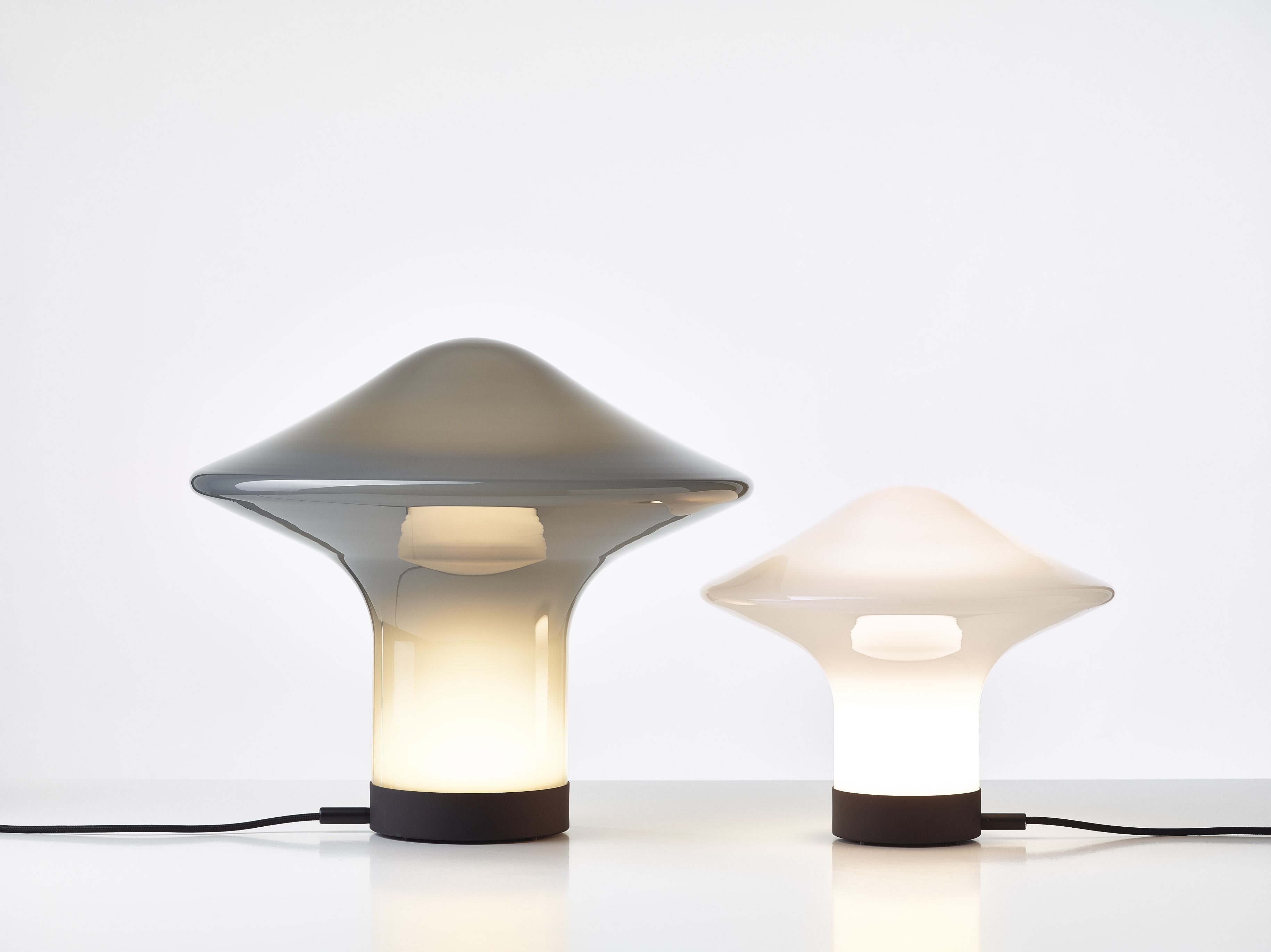 Tafellamp TROTTOLA geblazen glas