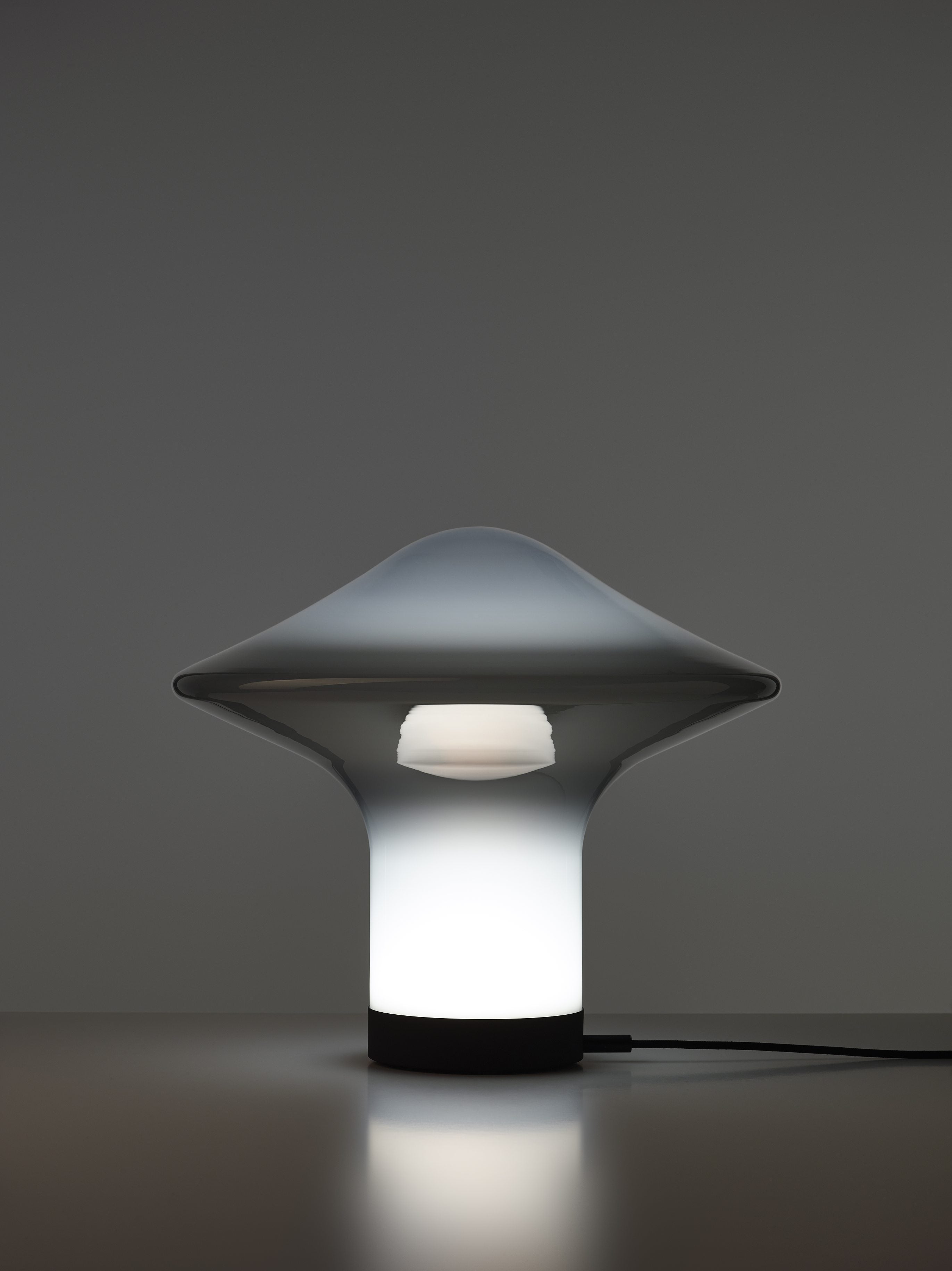 Tafellamp TROTTOLA geblazen glas