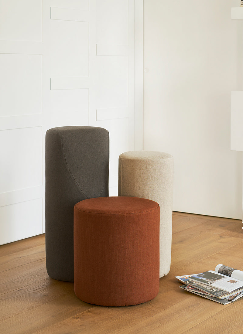 B.TRI upholstered pouf