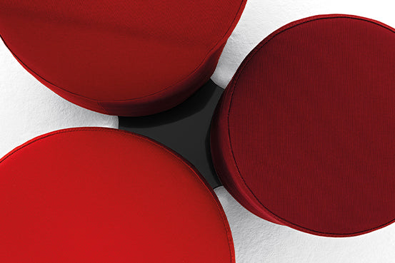 B.TRI upholstered pouf