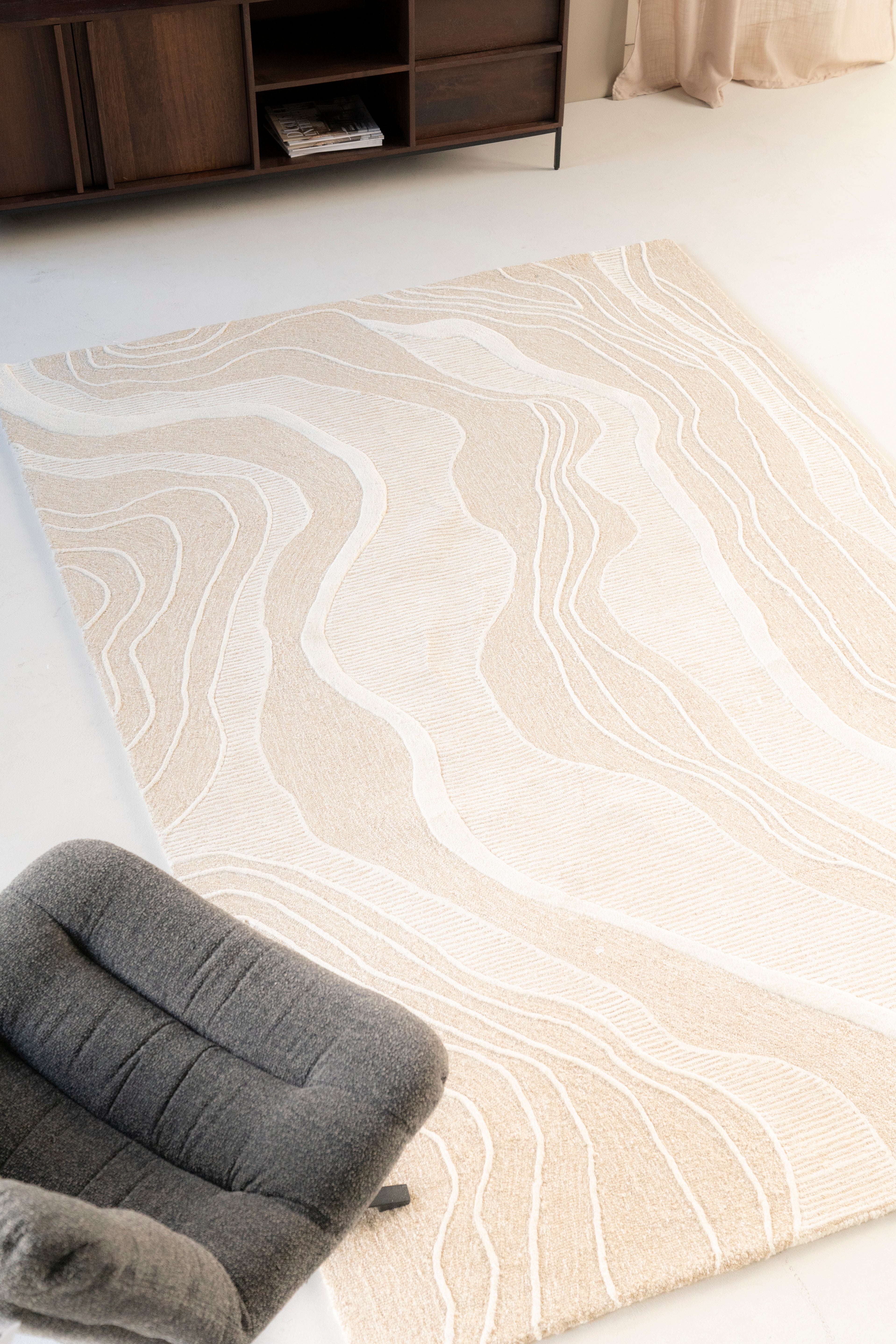 Dywan SOIL beżowy – styl minimalistyczny
