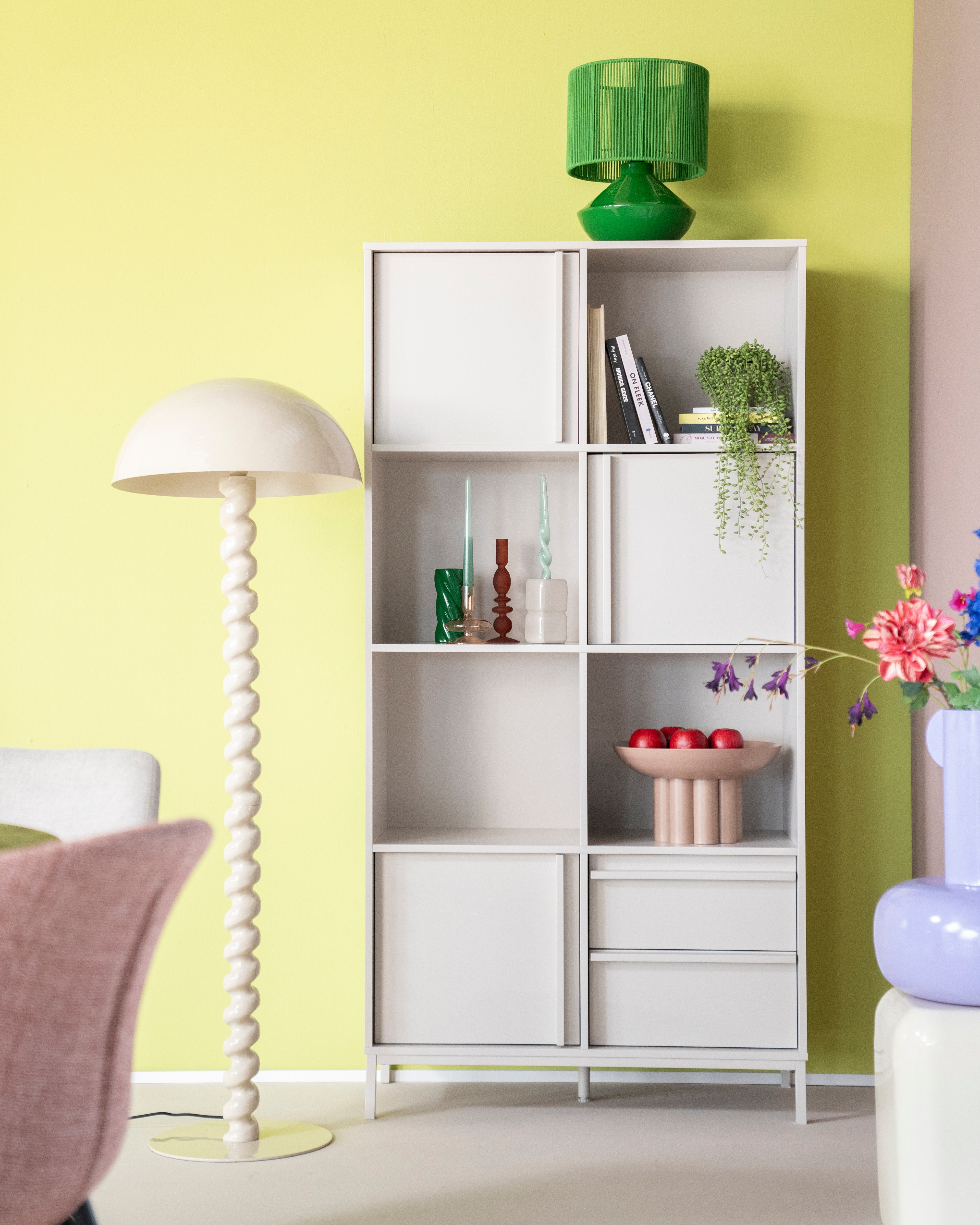 Vloerlamp LUOX beige