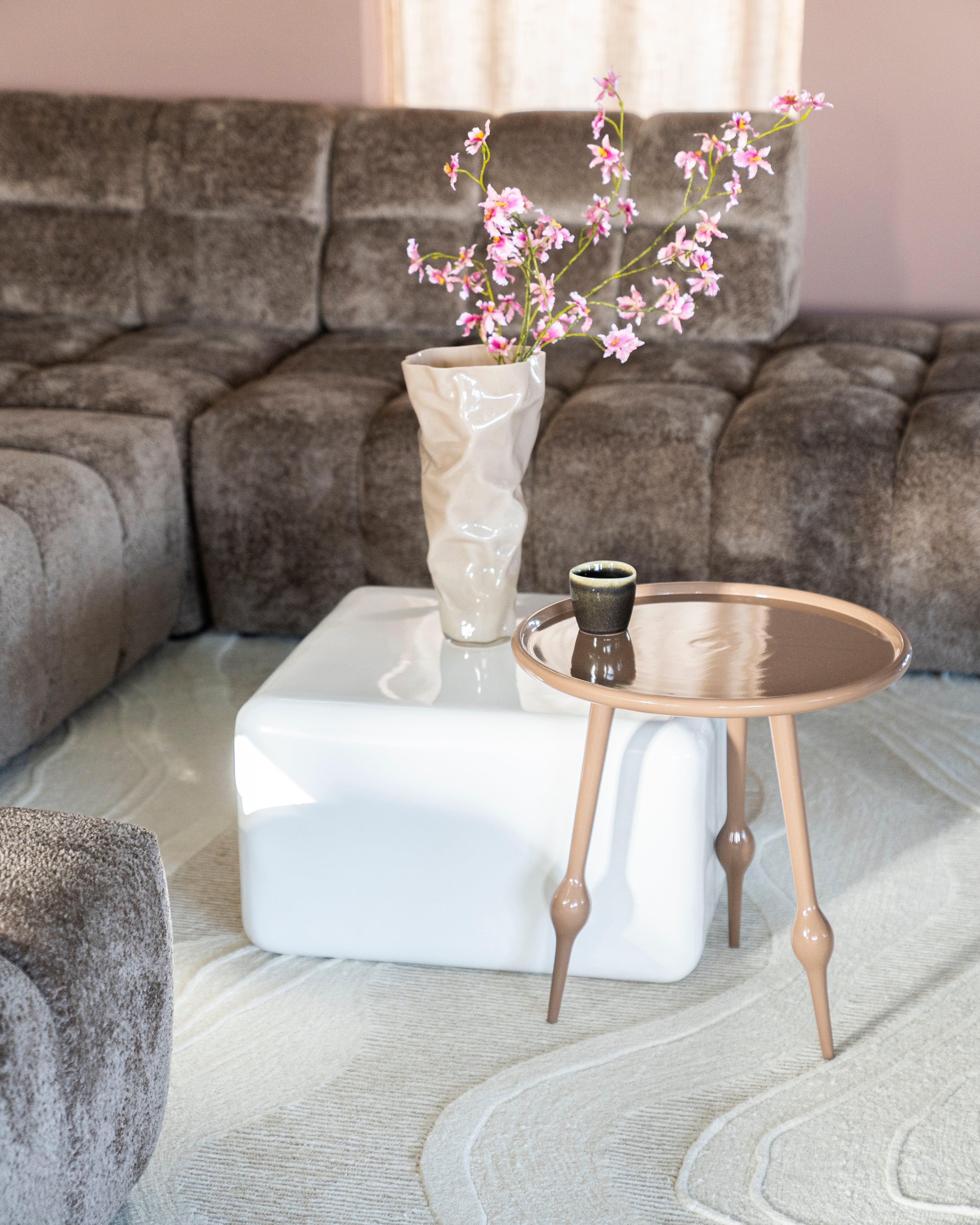 Bijzettafel BIRDY bruin