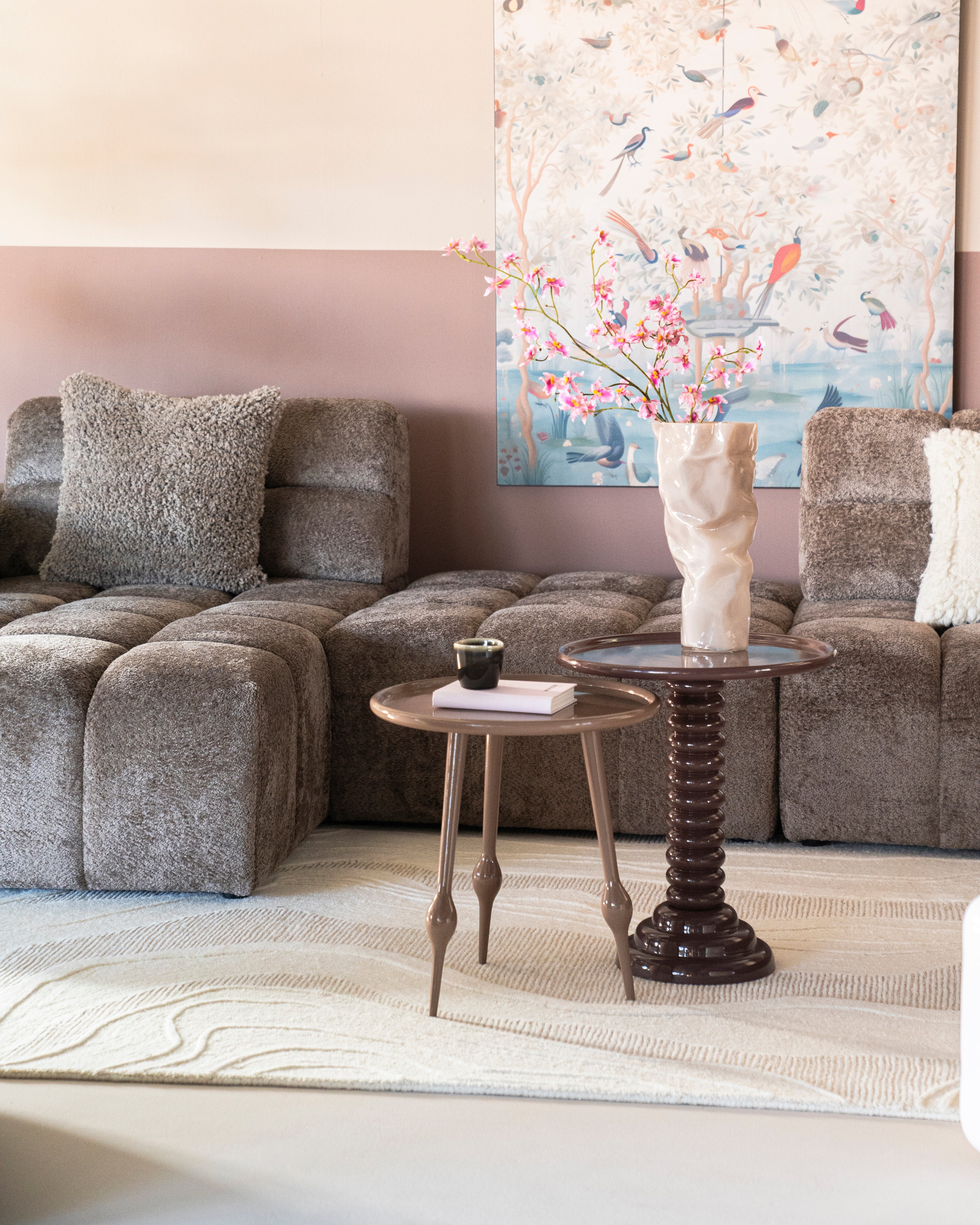 Bijzettafel BIRDY bruin