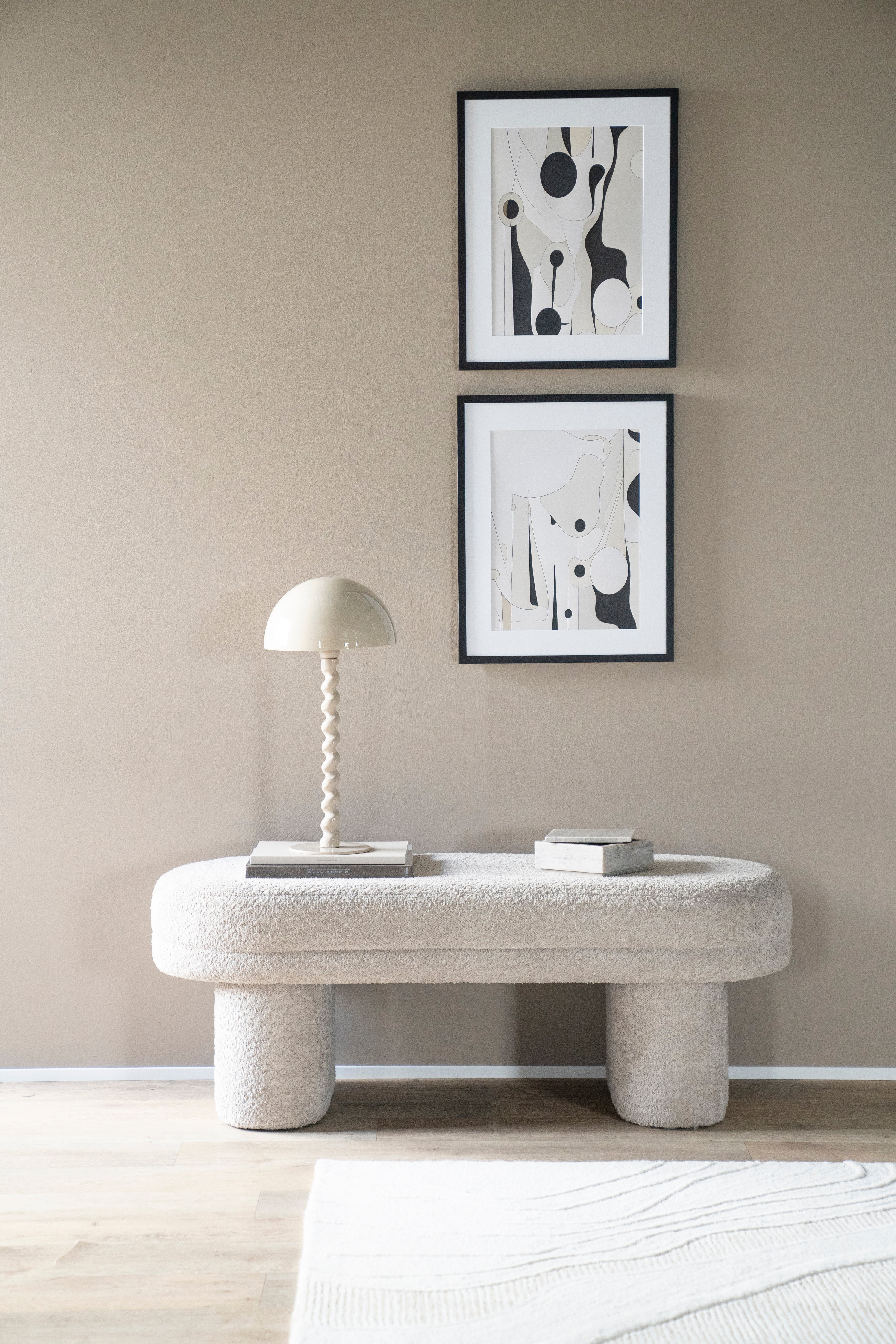 Tafellamp LUOX beige