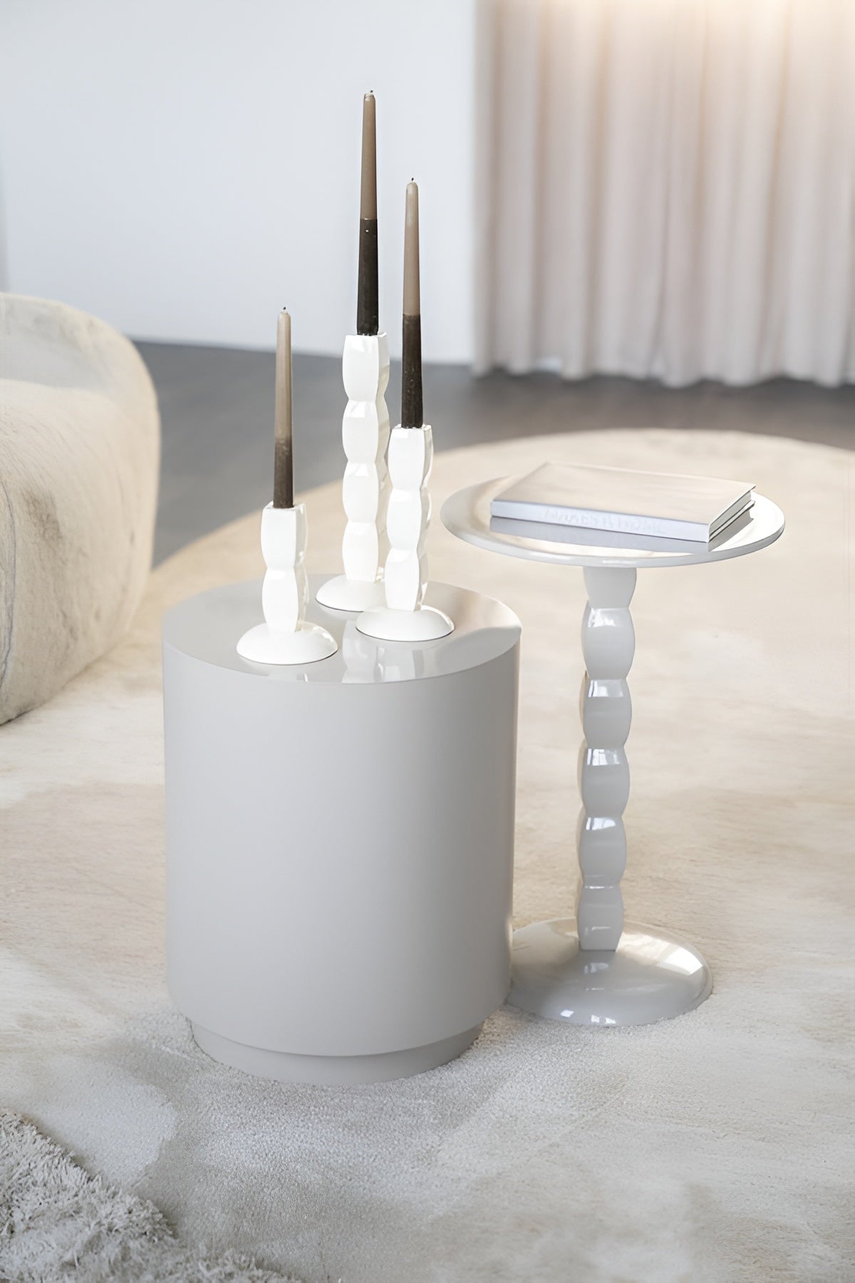 Bijzettafel PRINZ taupe