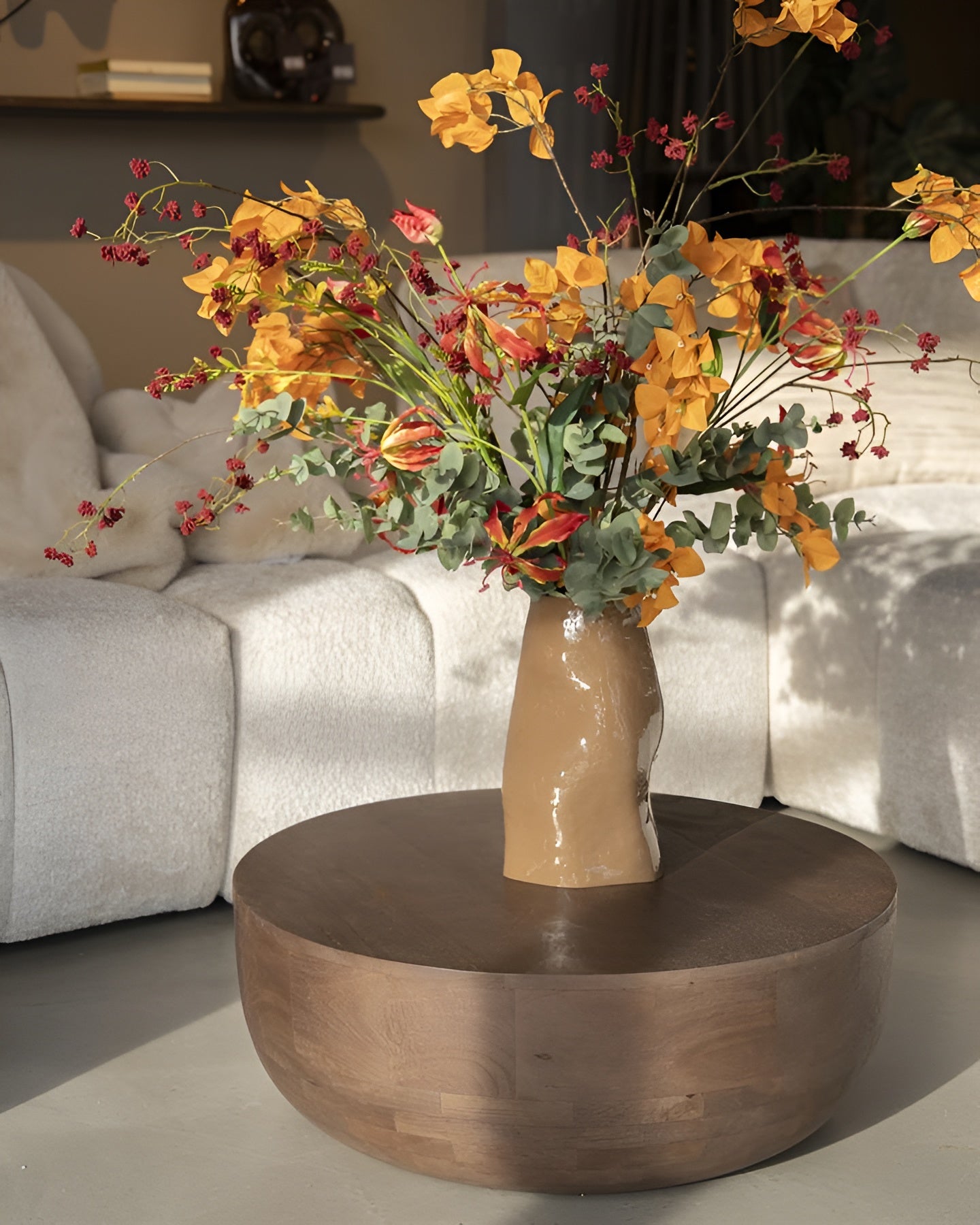 Koffietafel KARIBU mangohout