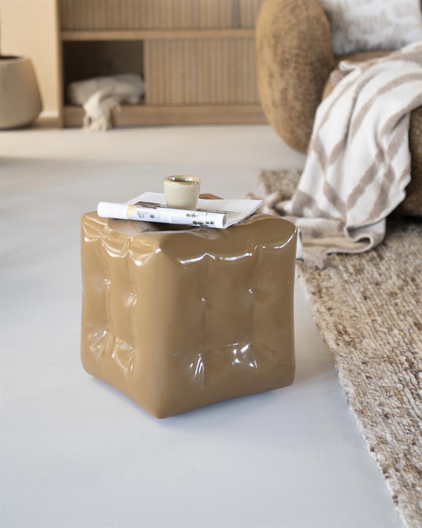 Kruk CAPTI mosterdkleurig