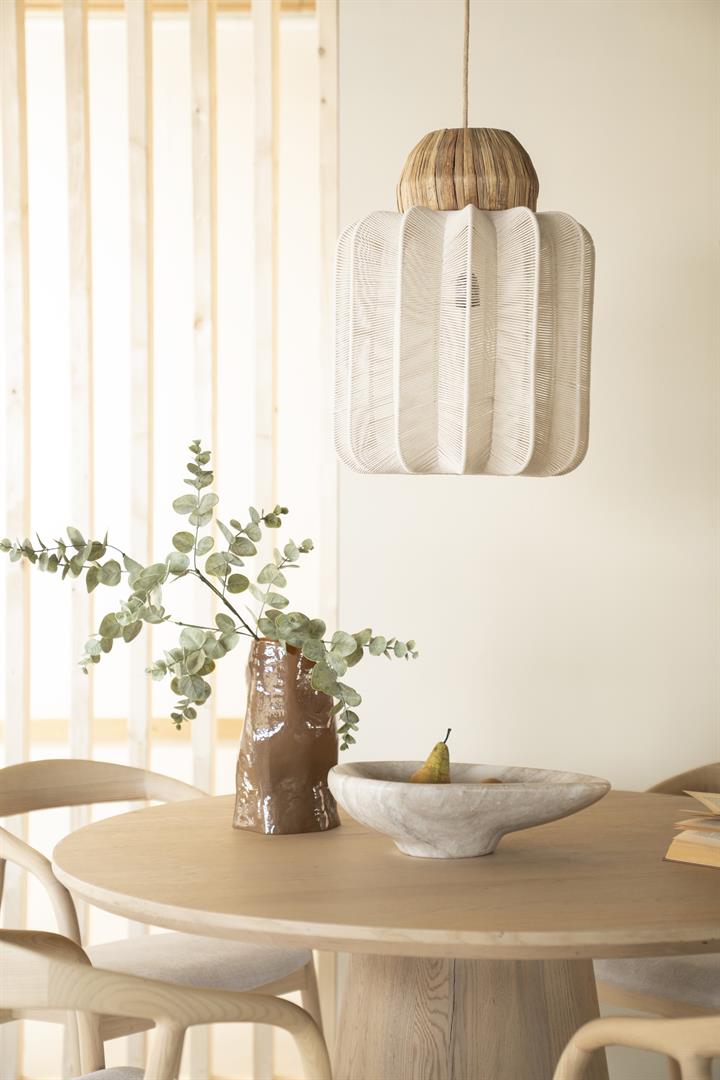 Pendant lamp REB cotton with sea grass