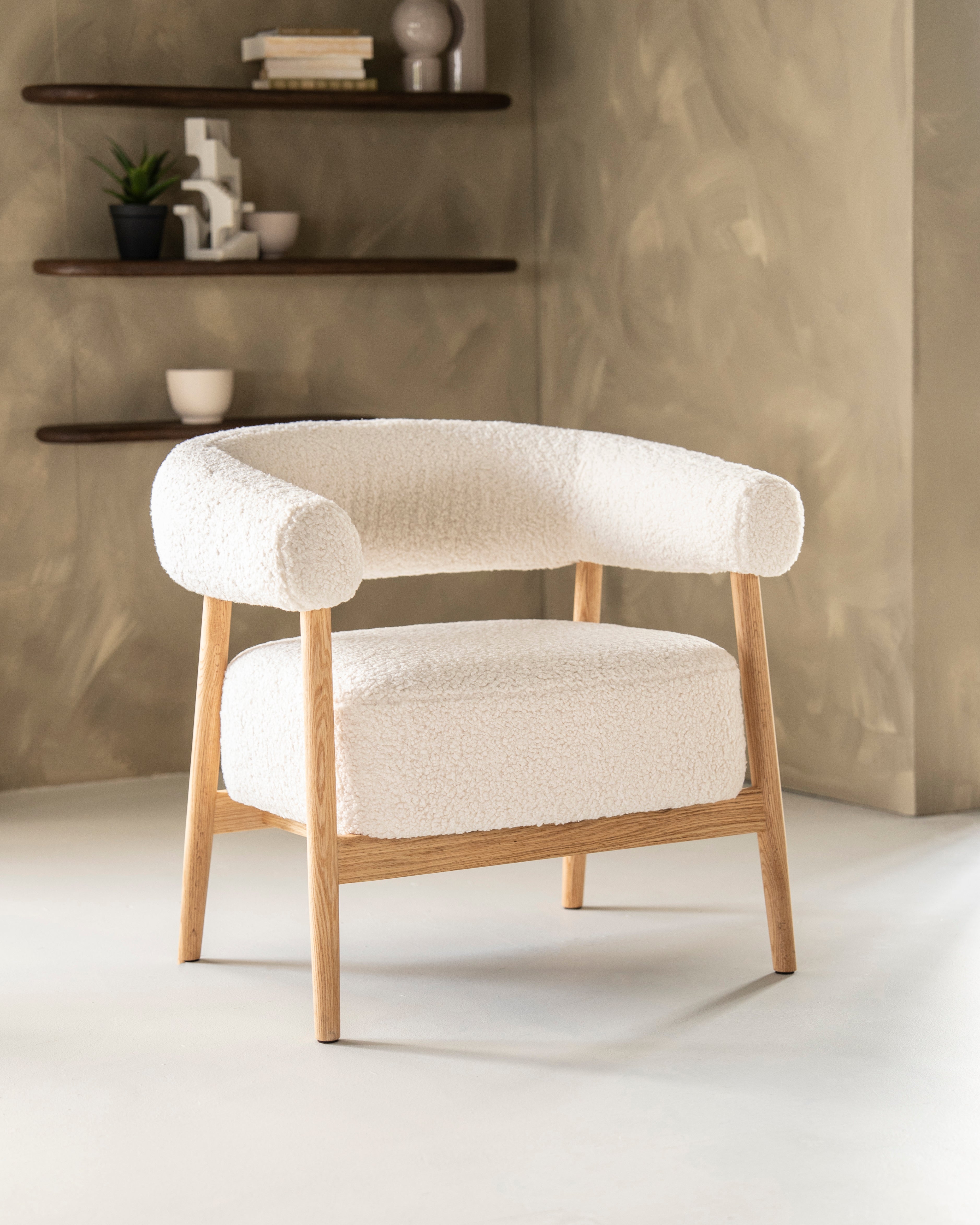 MYSA cream armchair