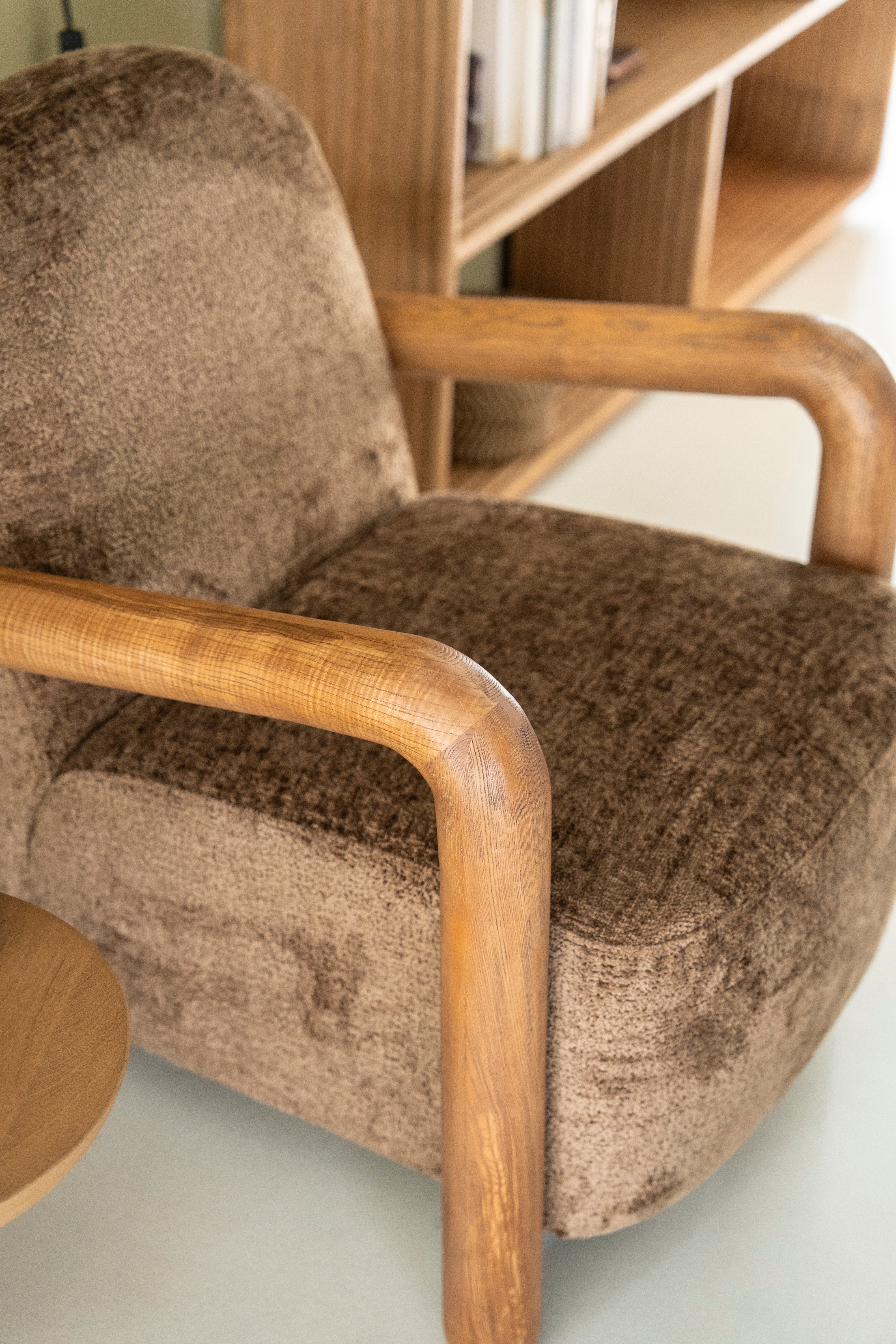 Retro fauteuil beige