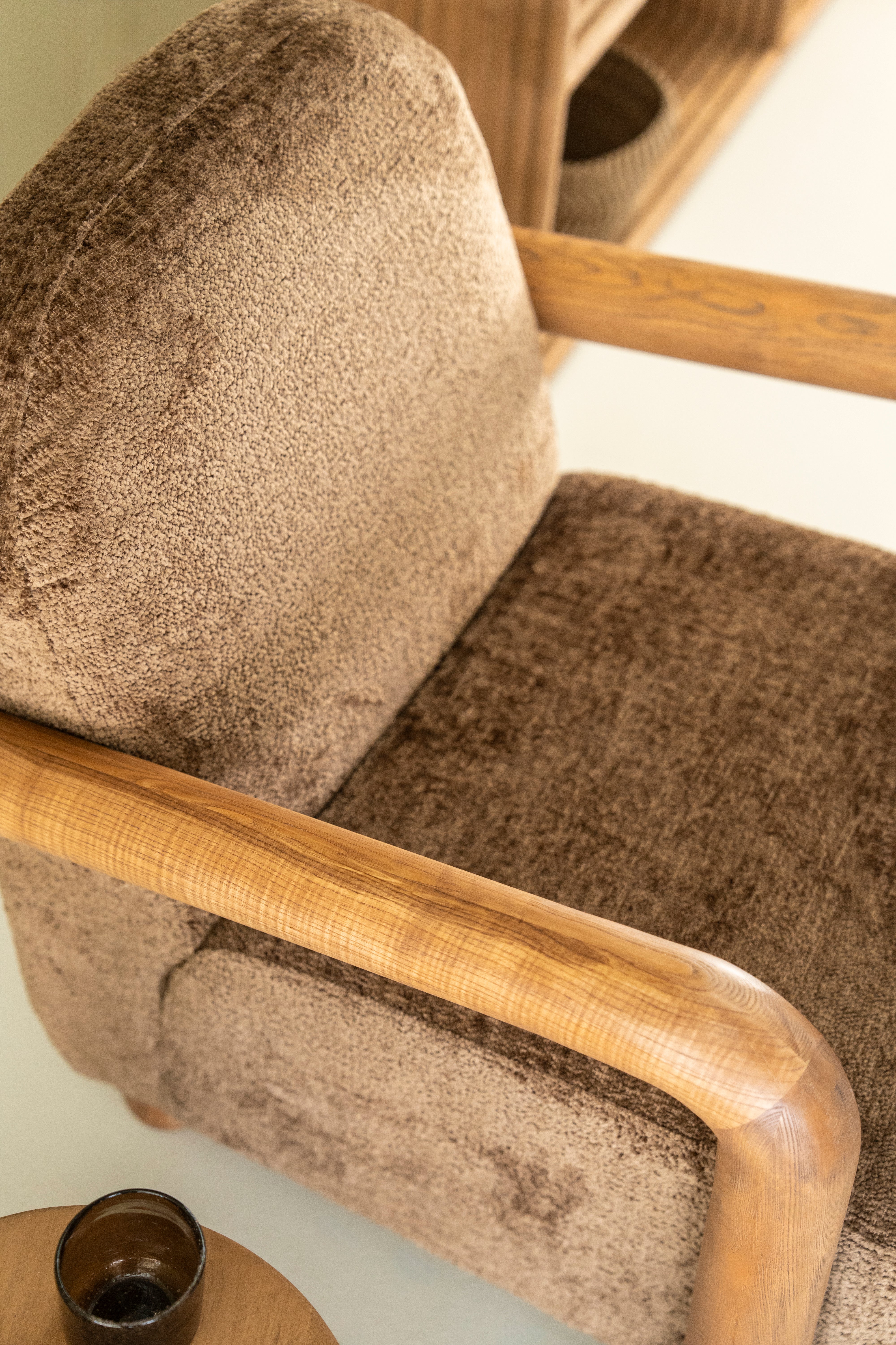 Retro fauteuil beige