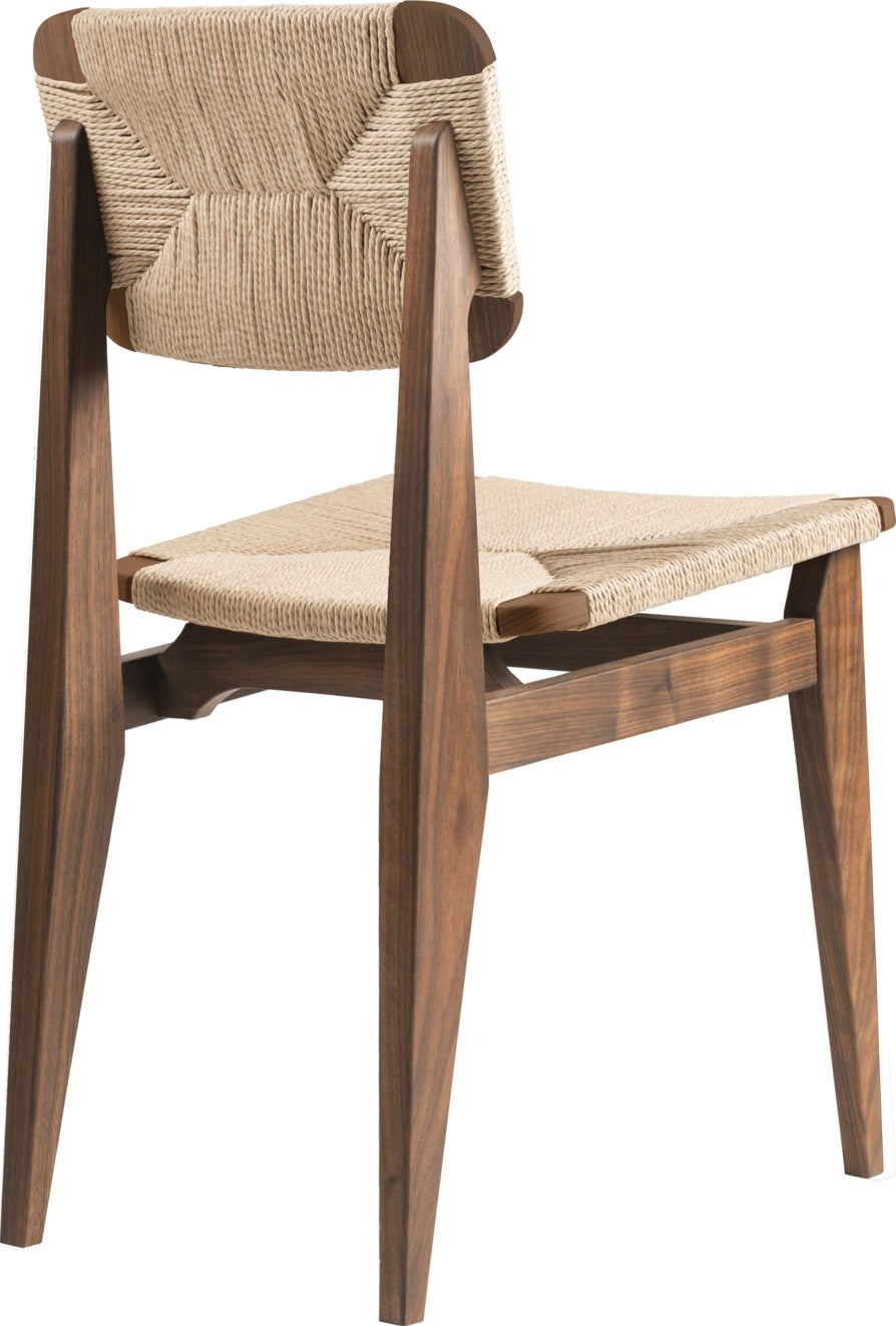 C-CHAIR walnut wood chair