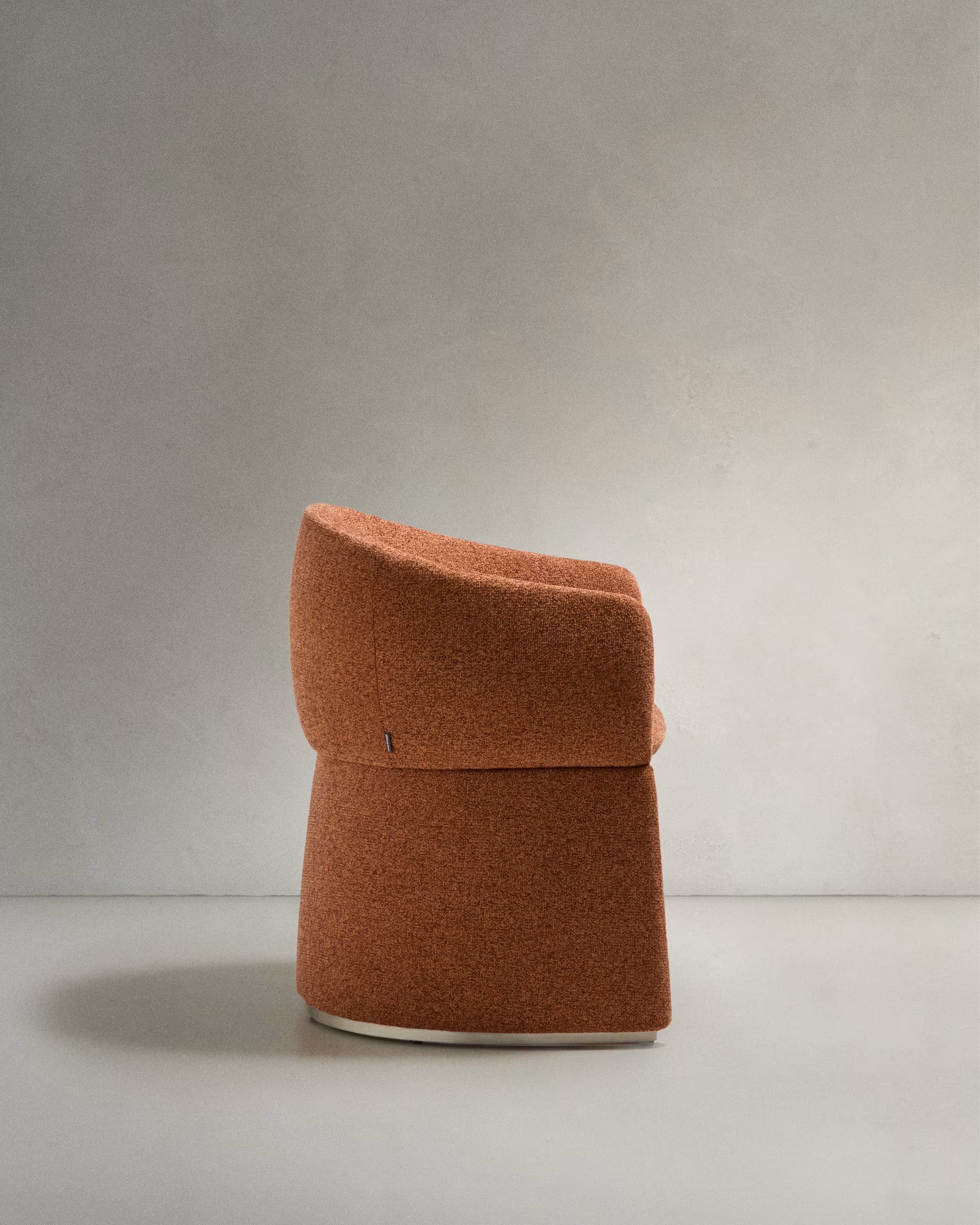 Upholstered chair BOSCA brick chenille