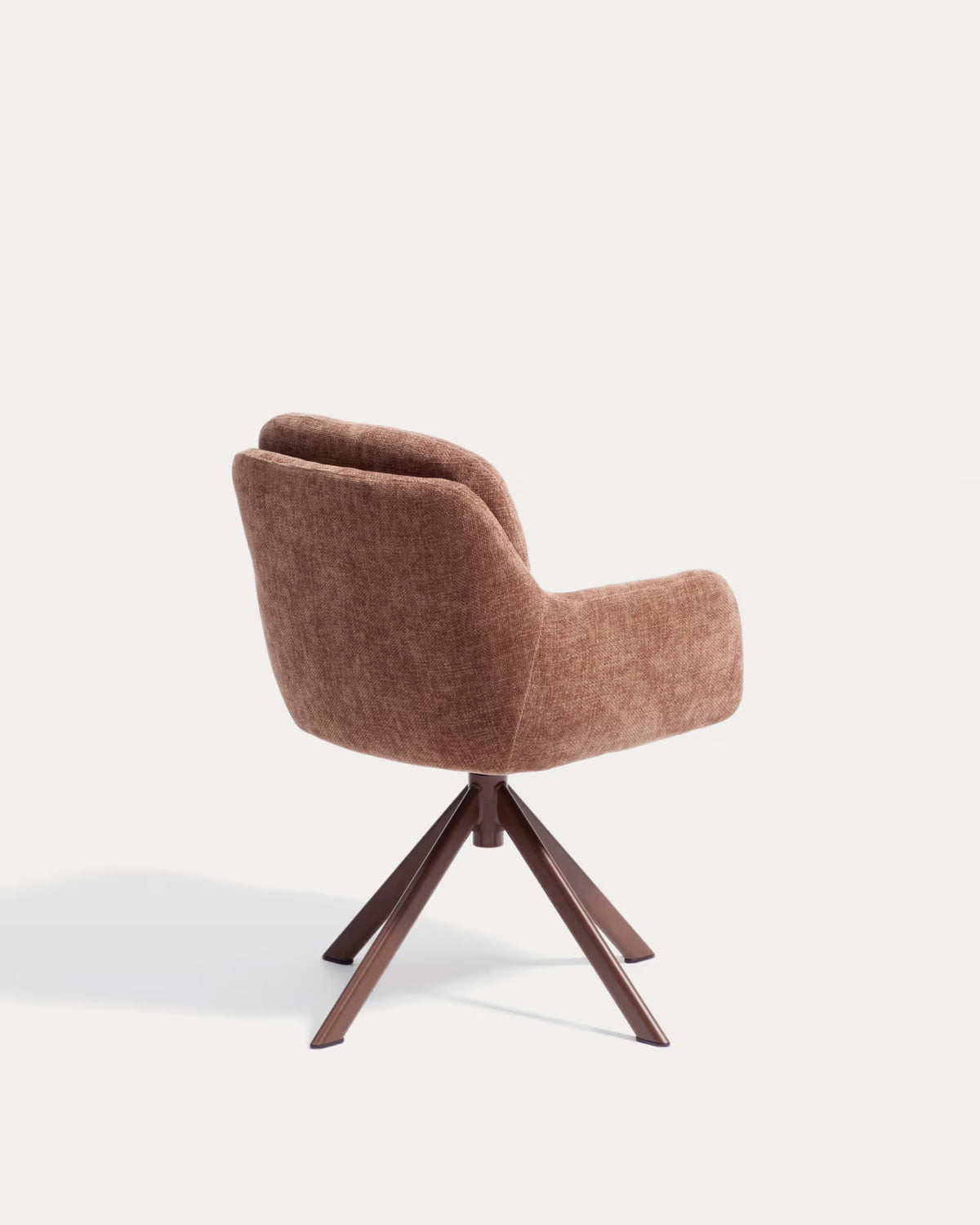 Draaistoel LEXA bruin chenille