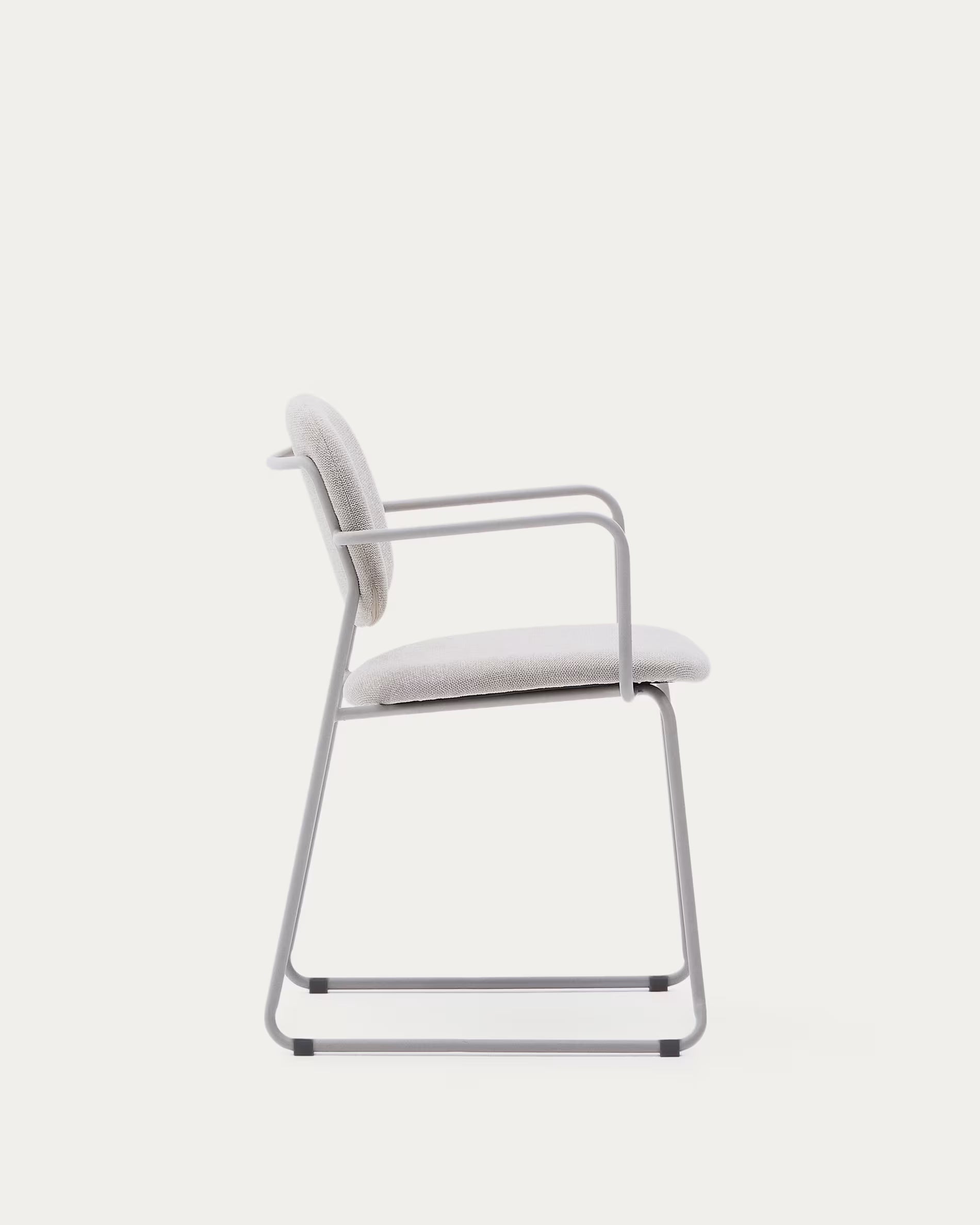 Sessel mit Armlehnen MELI grau-beige