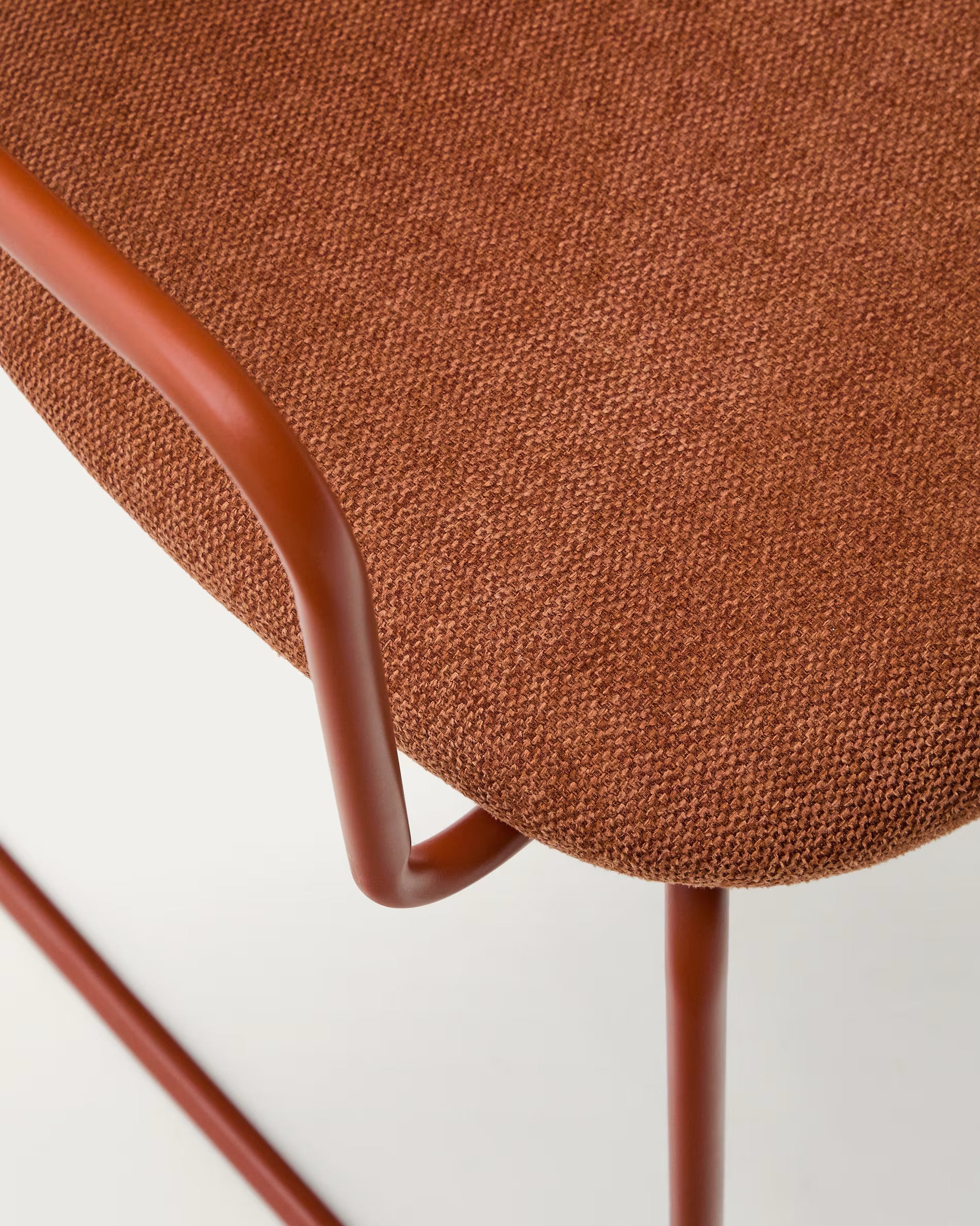 Stoel met armleuningen MELI terracotta