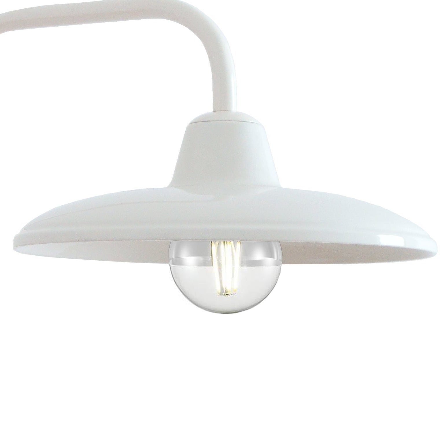 Wandlamp keramisch B&W wit