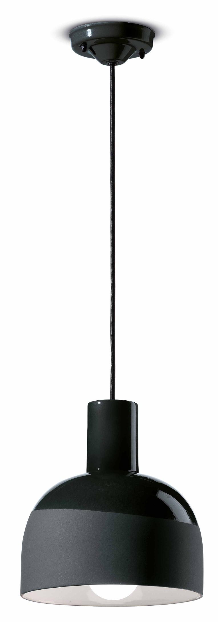 Keramik-Pendelleuchte CAXIXI schwarz