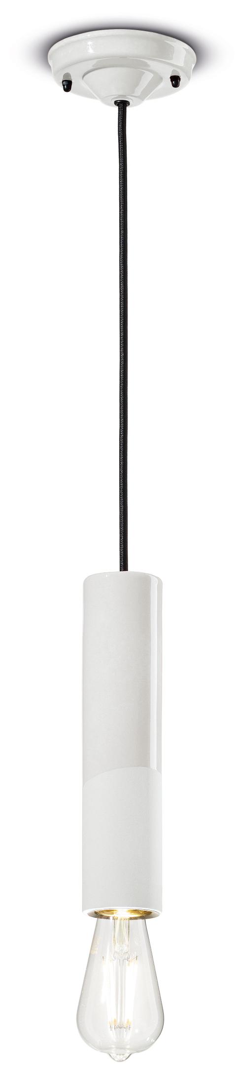Witte keramische hanglamp PI