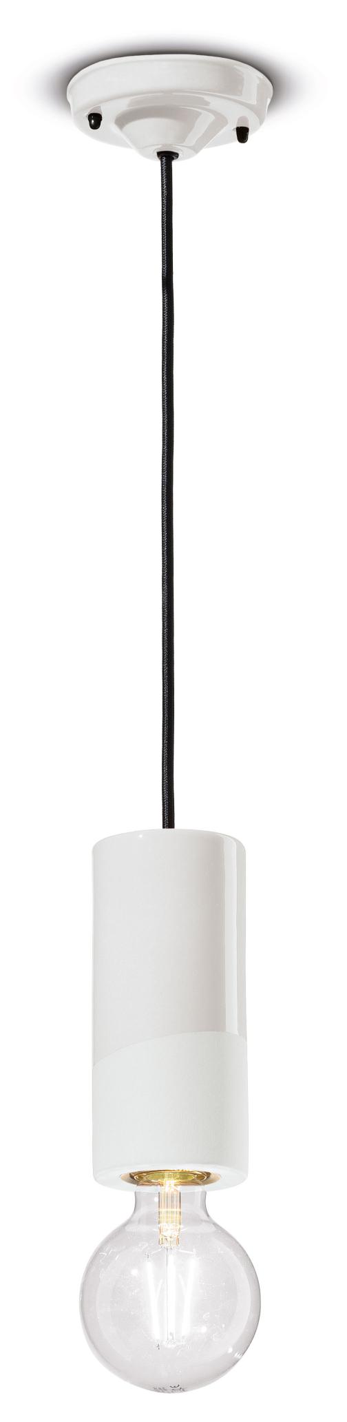 Witte keramische hanglamp PI