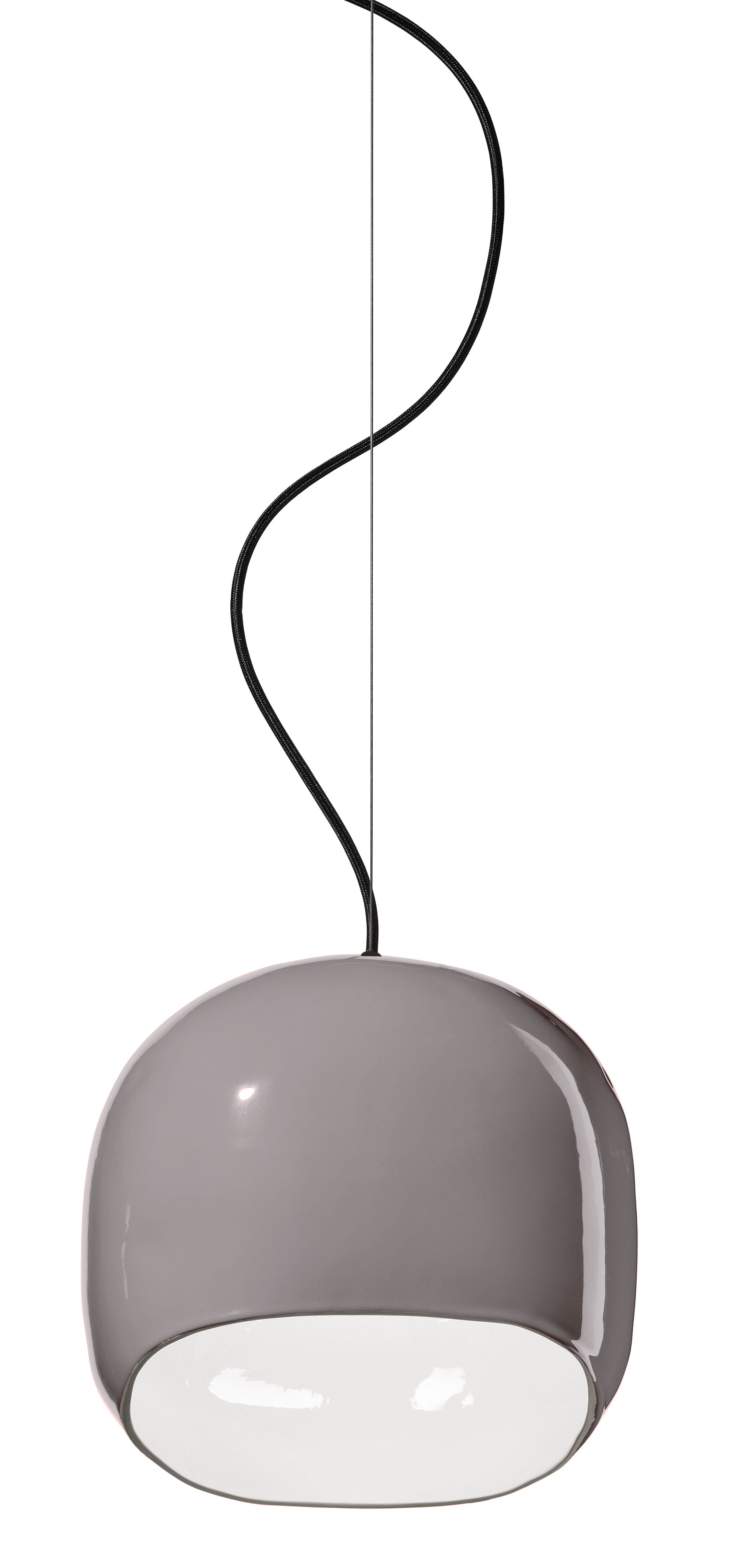 Hanglamp van keramiek AYRTON grijs