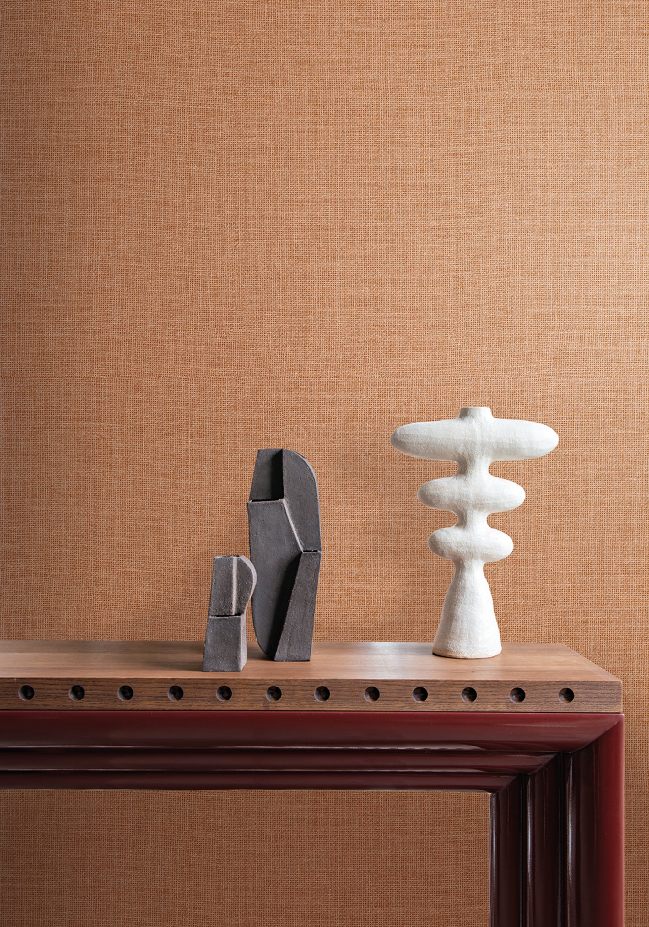 Structuurtapijt dat canvas imiteert LIENZO - CACTUS kaktus